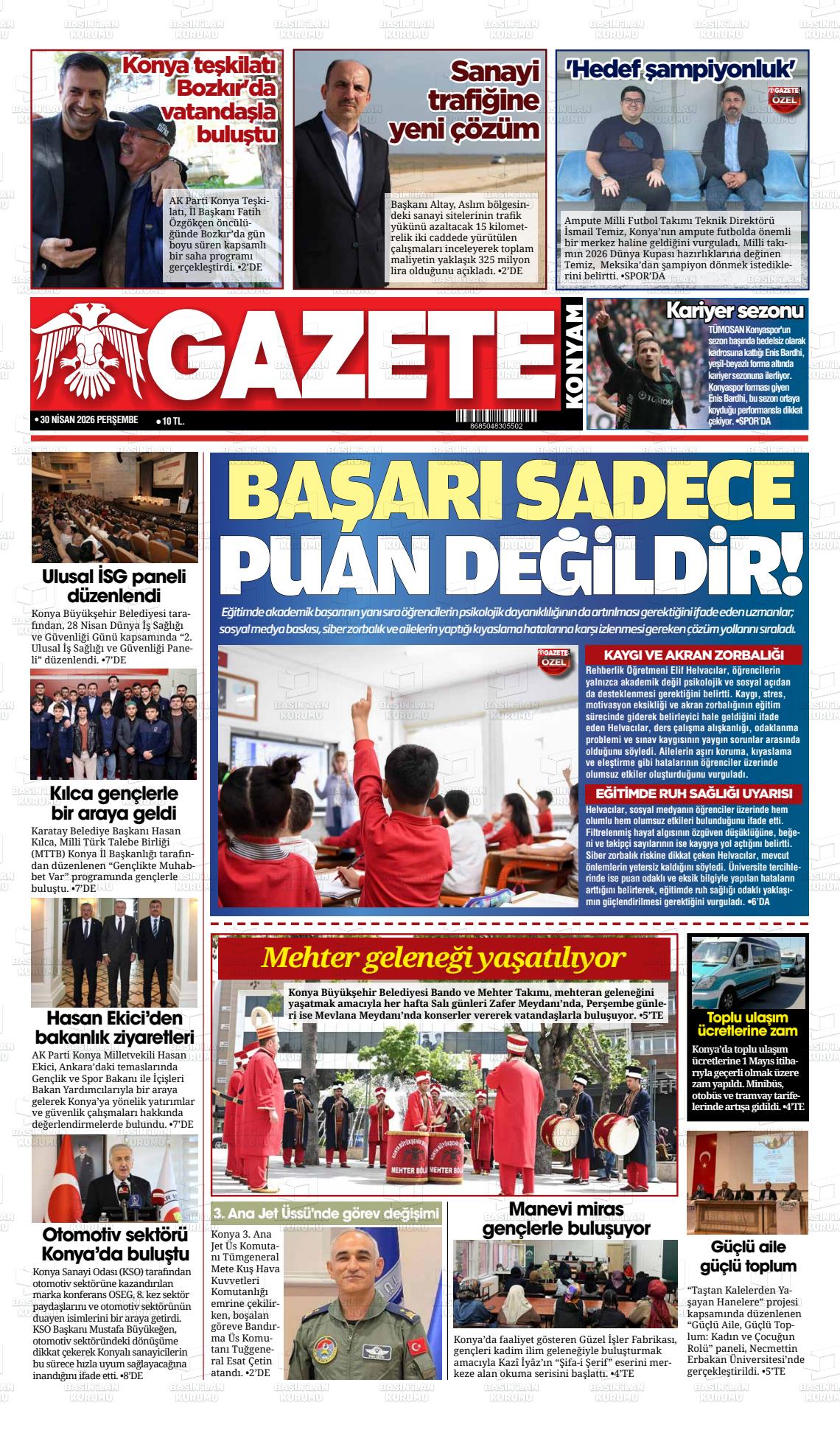 Konya Yenigun 30.04.2026