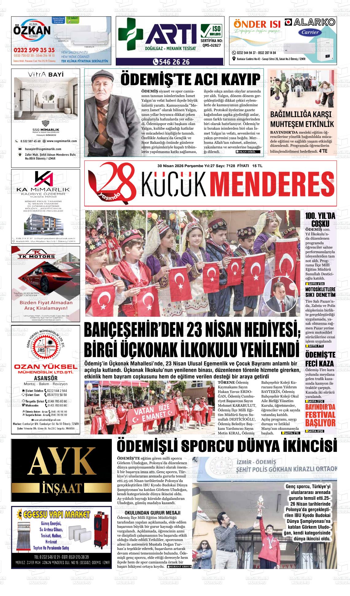 Izmir Kucukmenderes 30.04.2026