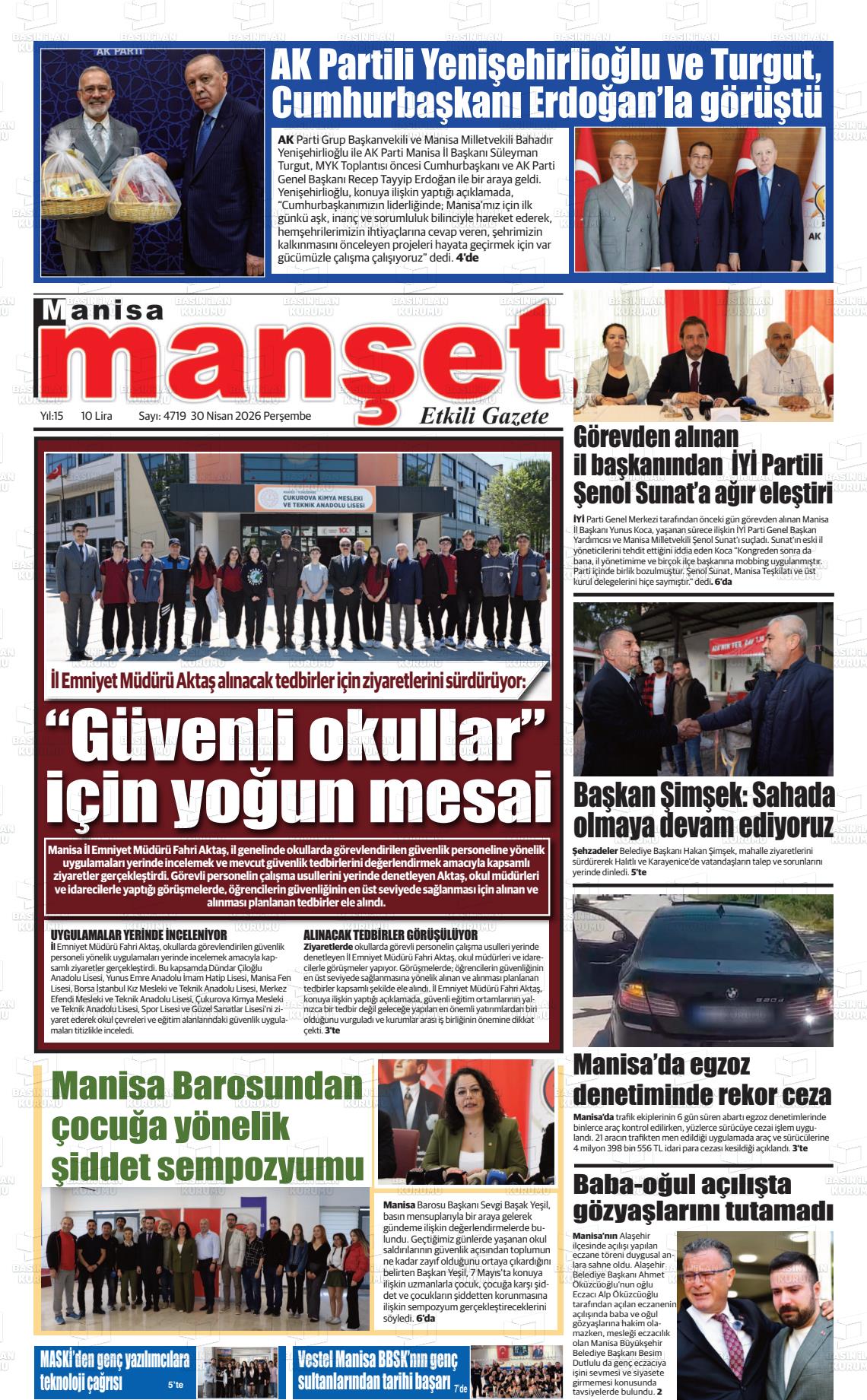 Manisa Manset 30.04.2026