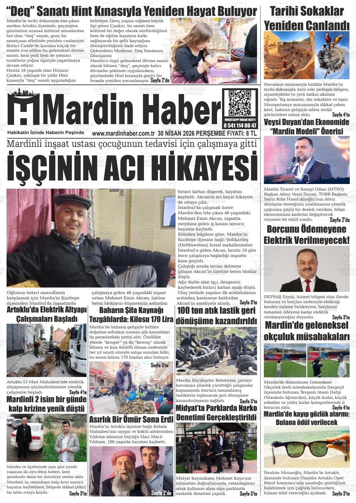 Mardin Haber 30.04.2026