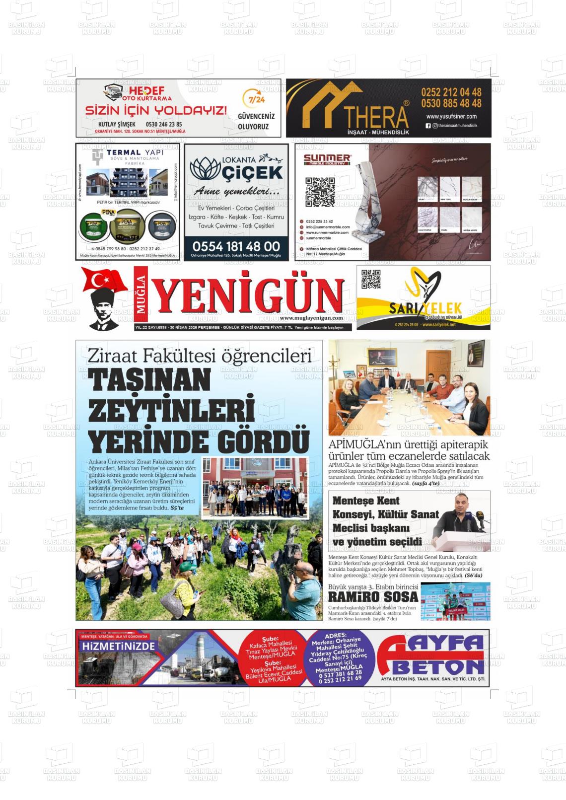 Mugla Yenigun 30.04.2026