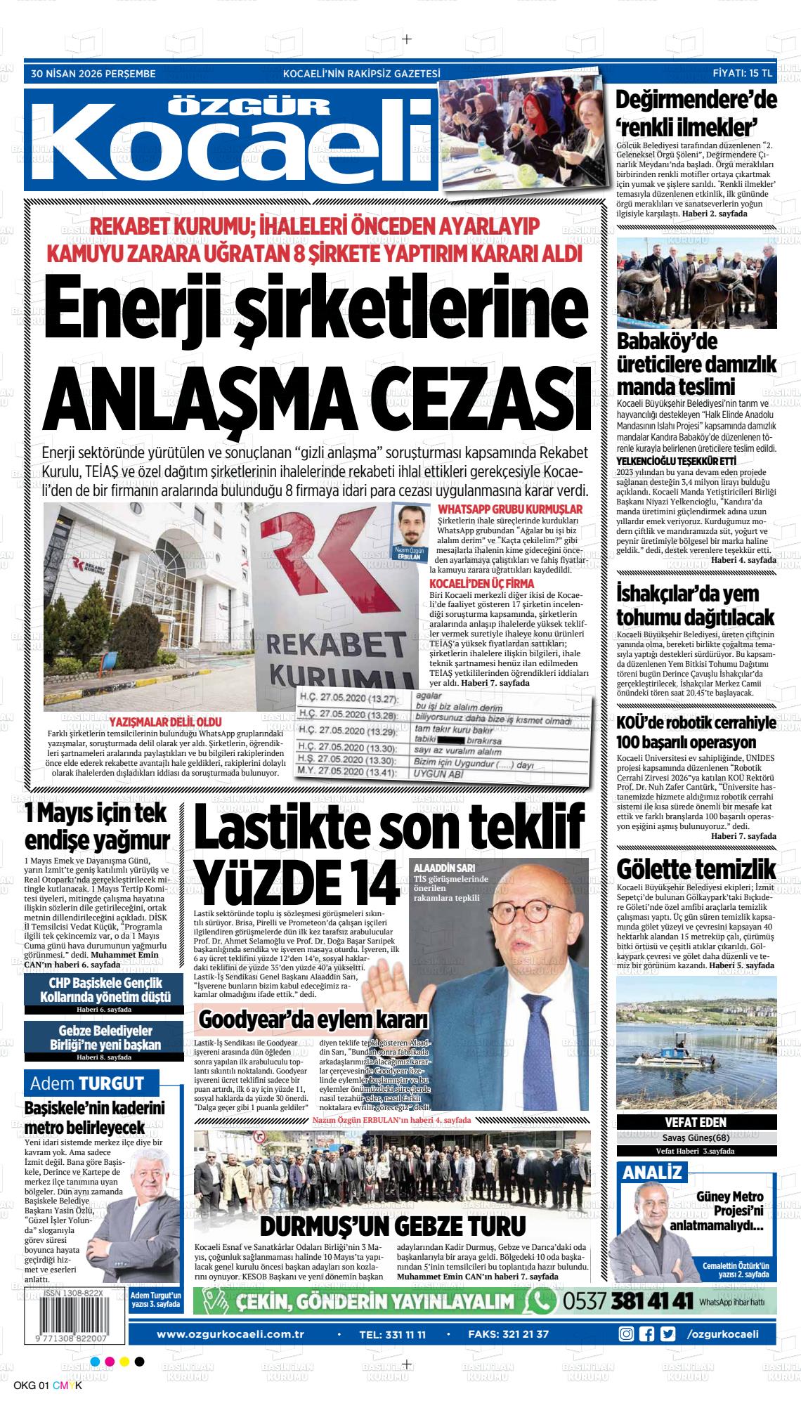 Kocaeli Ozgur 30.04.2026