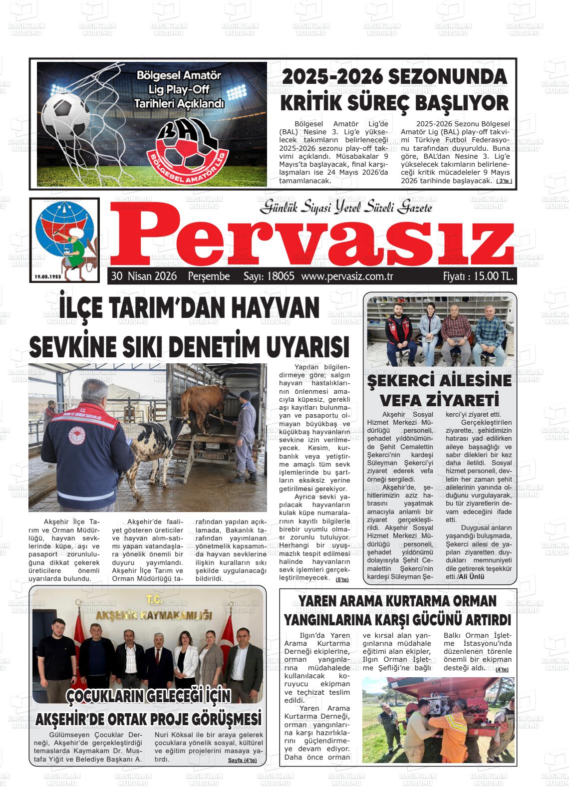 Konya Pervasiz 30.04.2026
