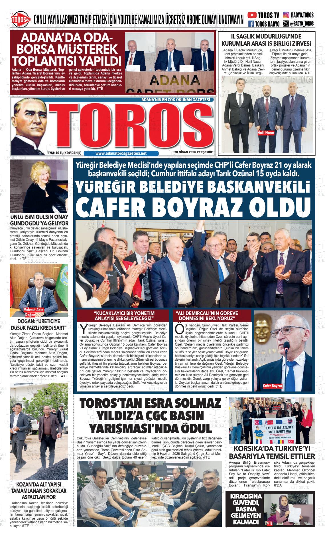 Antalya Toros 30.04.2026