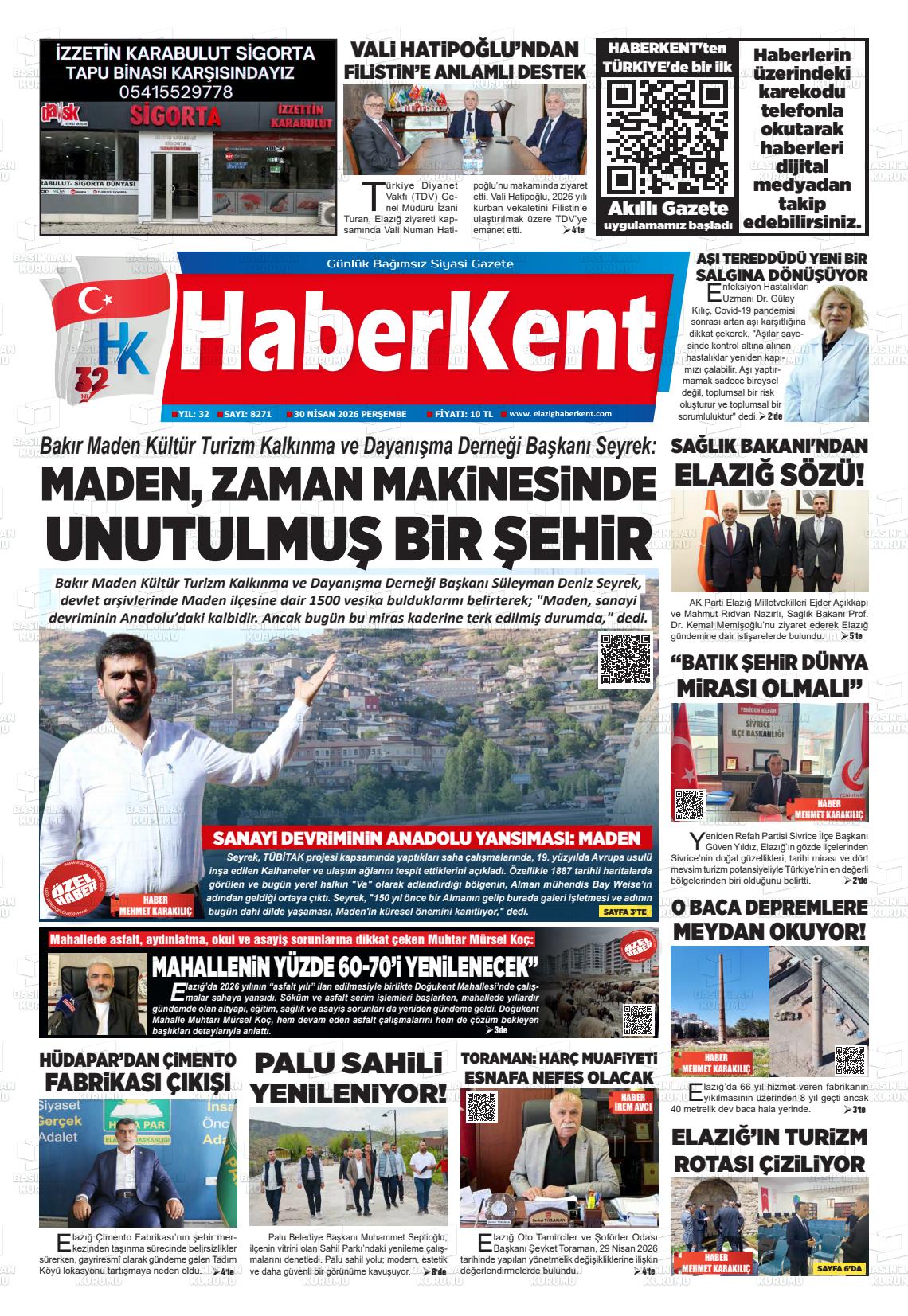 Elazig Yenicag 30.04.2026