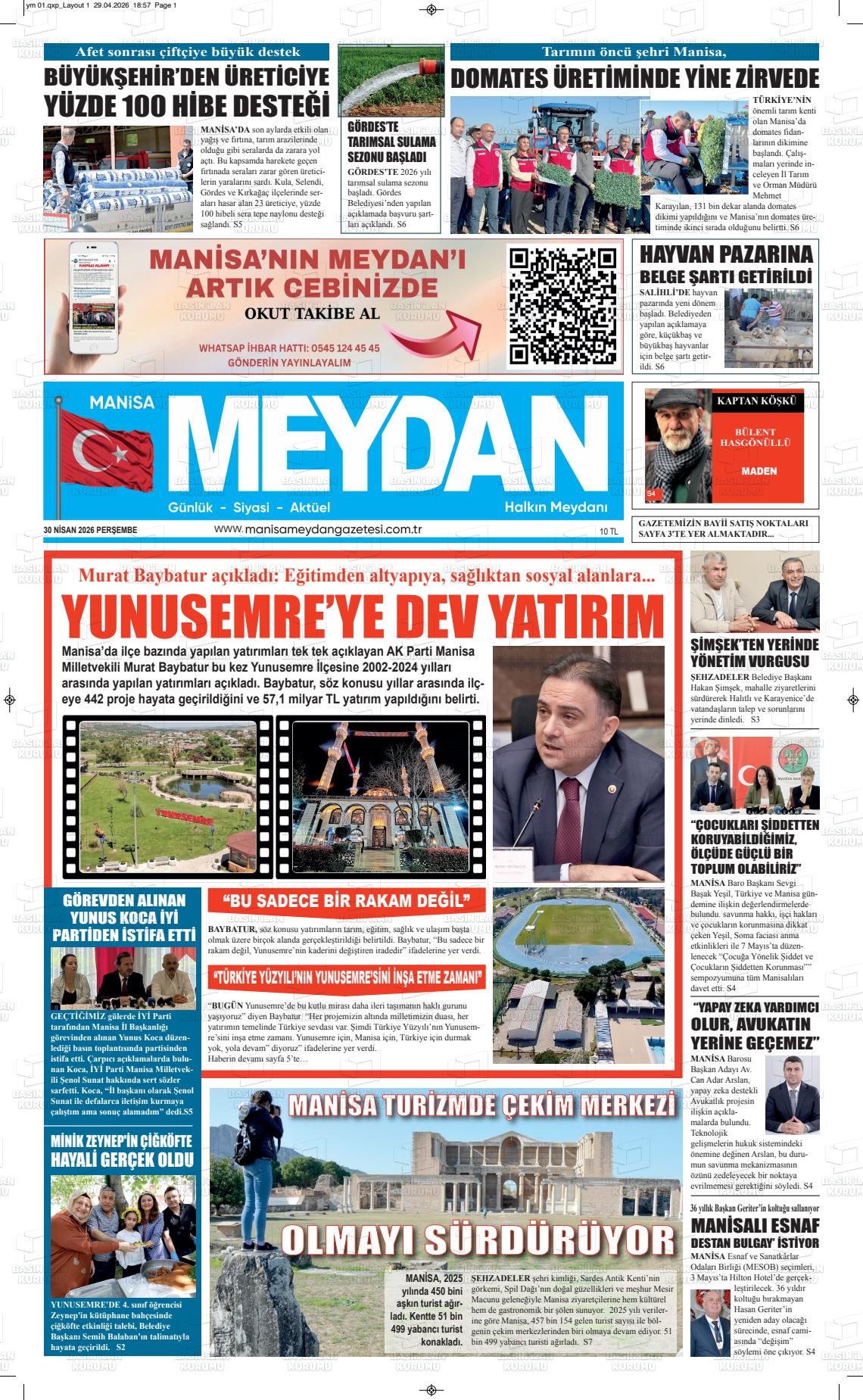 Manisa Yeni 30.04.2026
