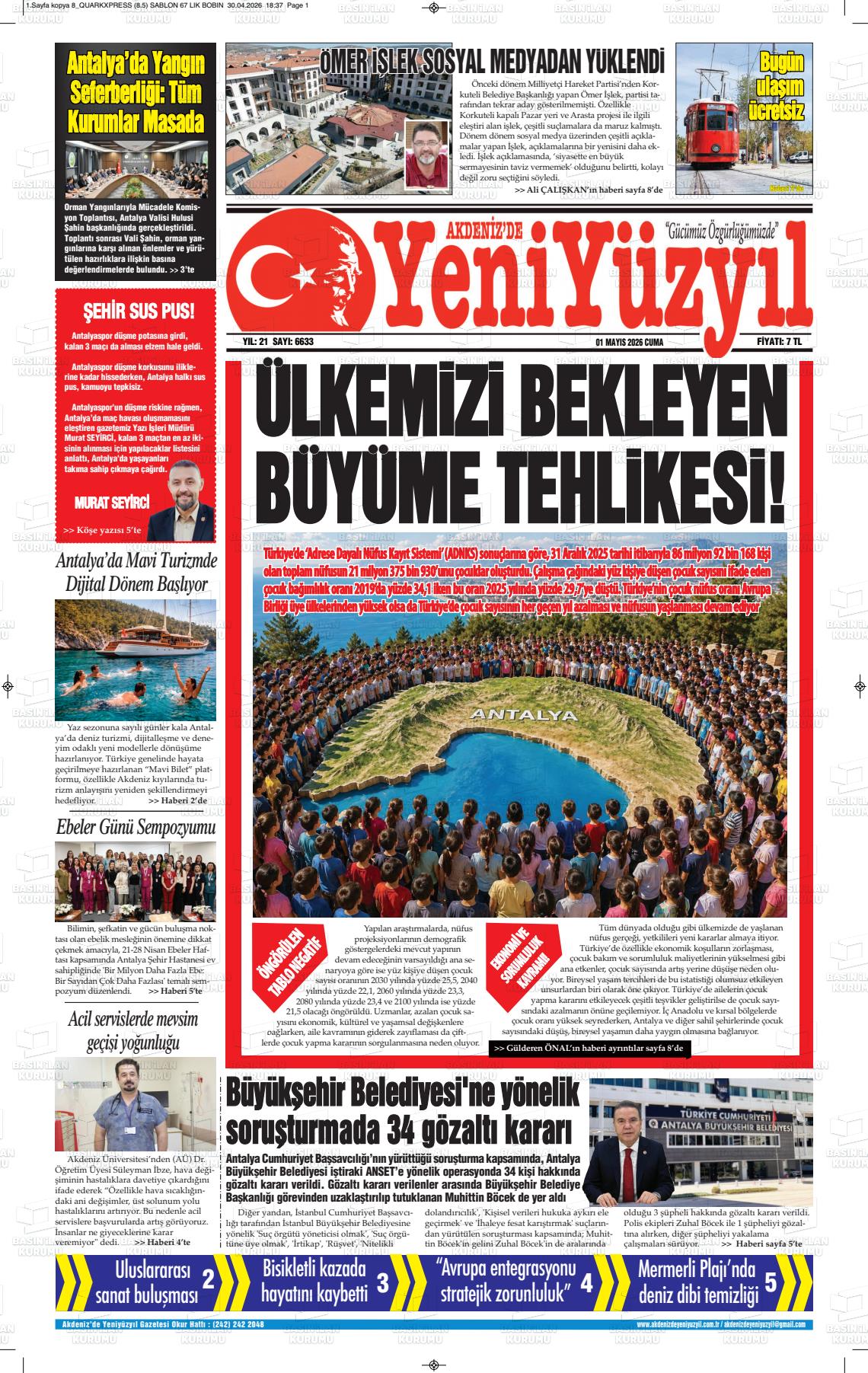 Antalya Akdenizdeyeniyuzyil 01.05.2026