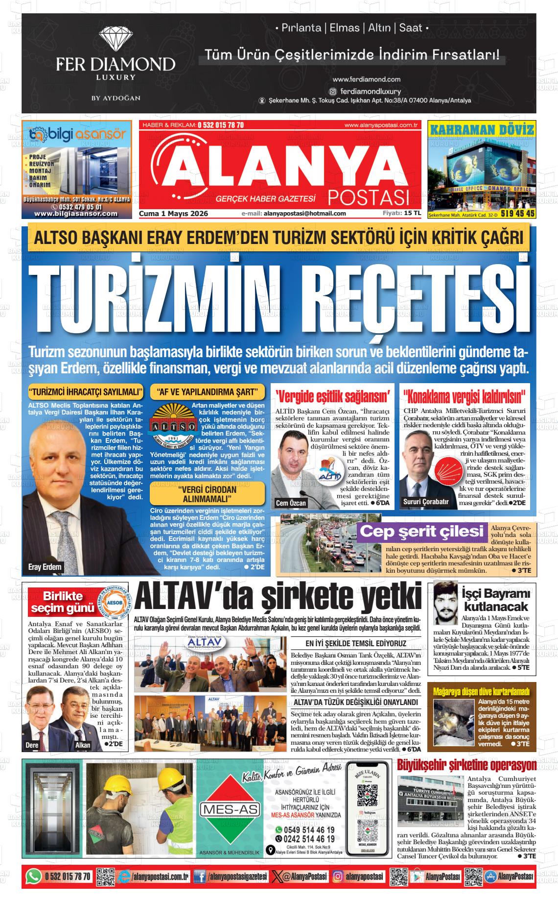 Antalya Alanyapostasi 01.05.2026