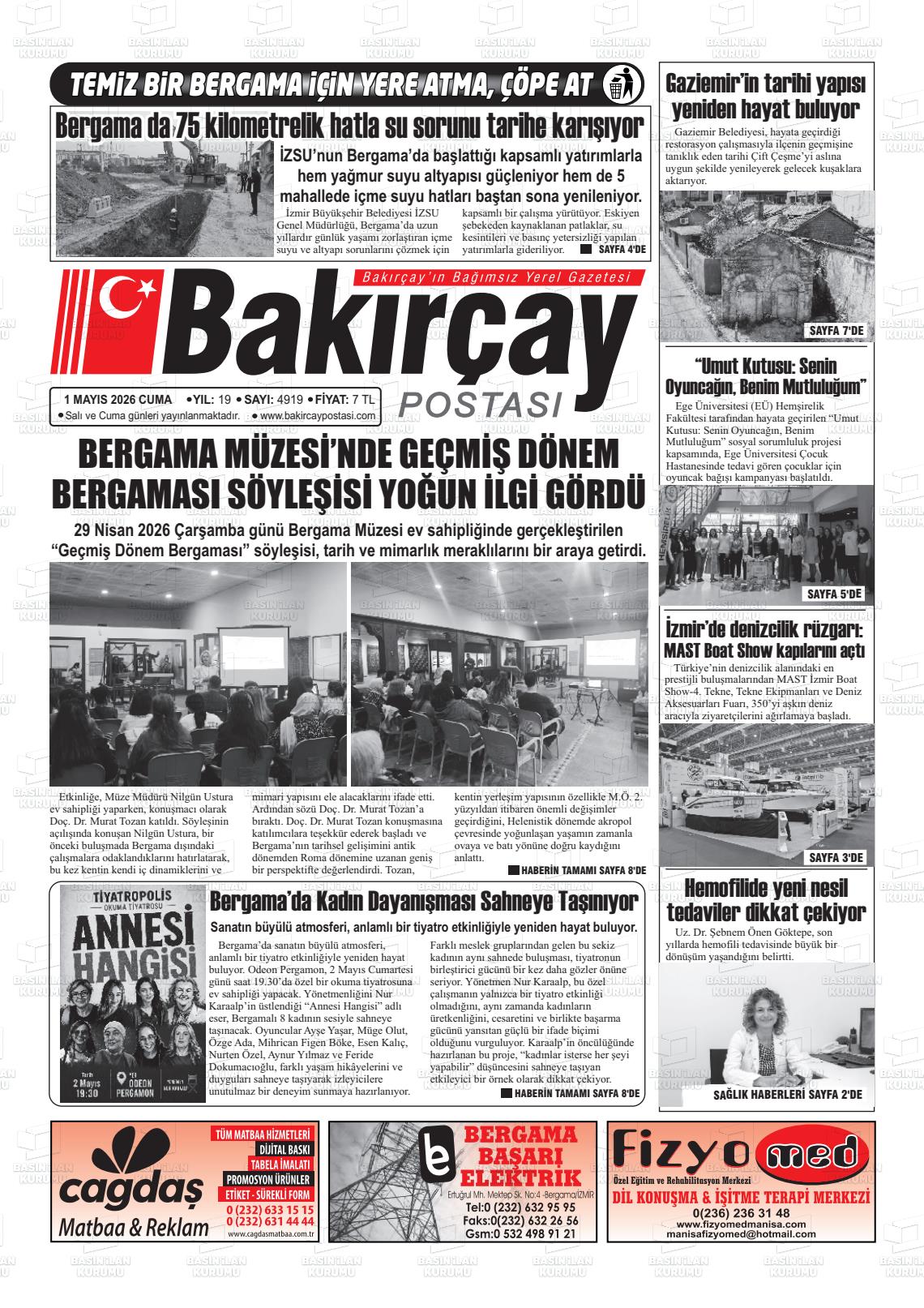 Izmir Bakircaypostasi 01.05.2026