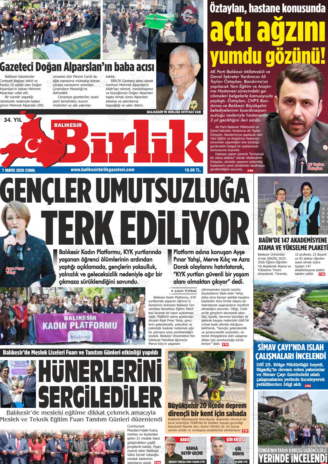 Balikesir Birlik 01.05.2026