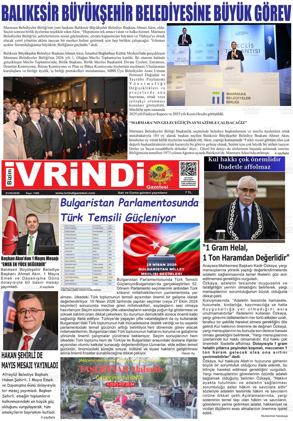 Balikesir Bizimivrindi 01.05.2026