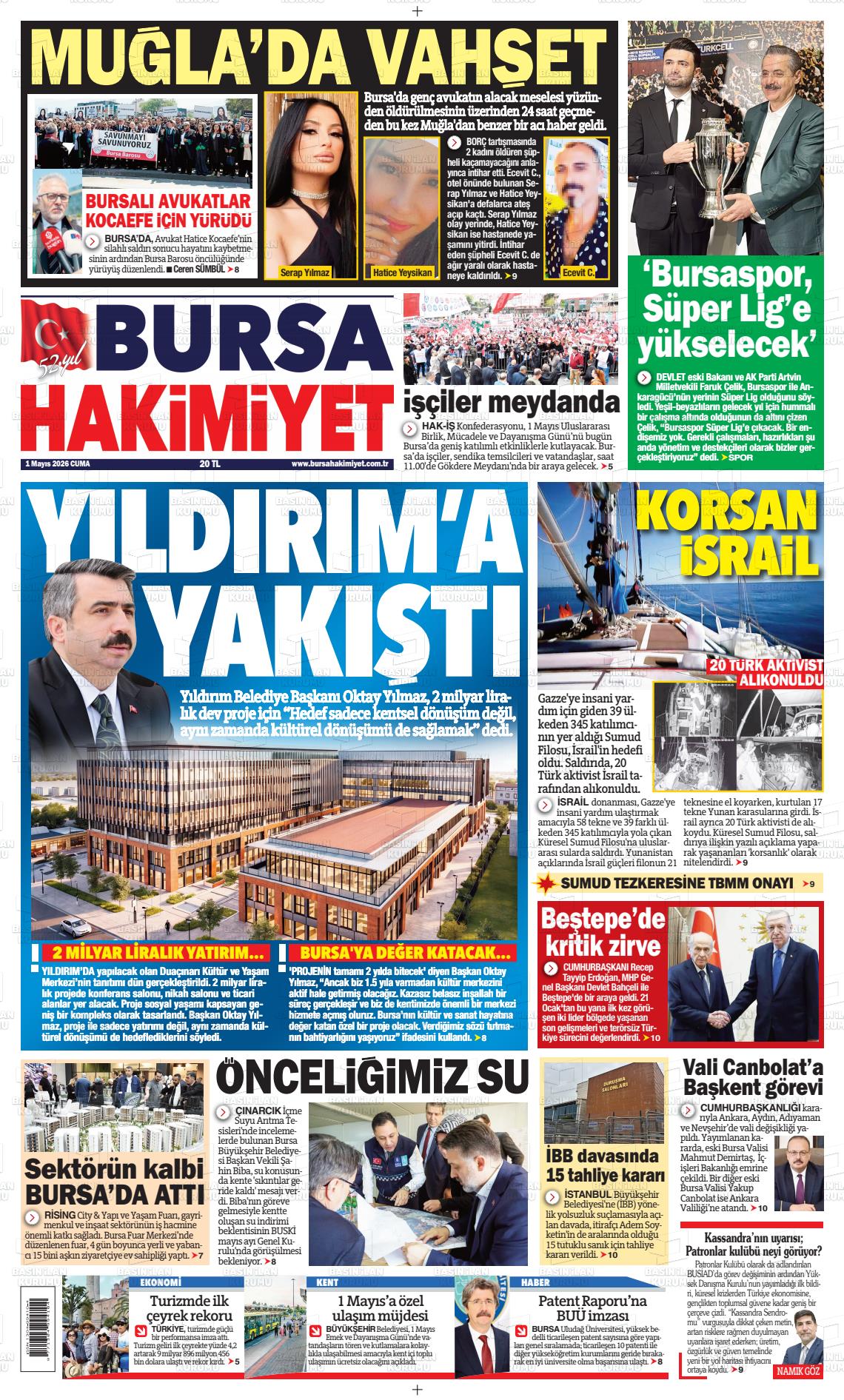 Bursa Hakimiyet 01.05.2026