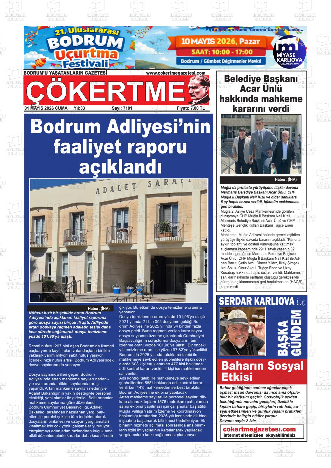Mugla Cokertme 01.05.2026