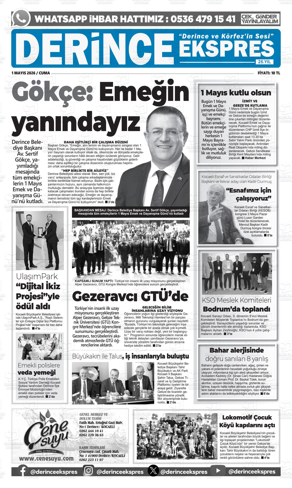 Kocaeli Derinceekspres 01.05.2026