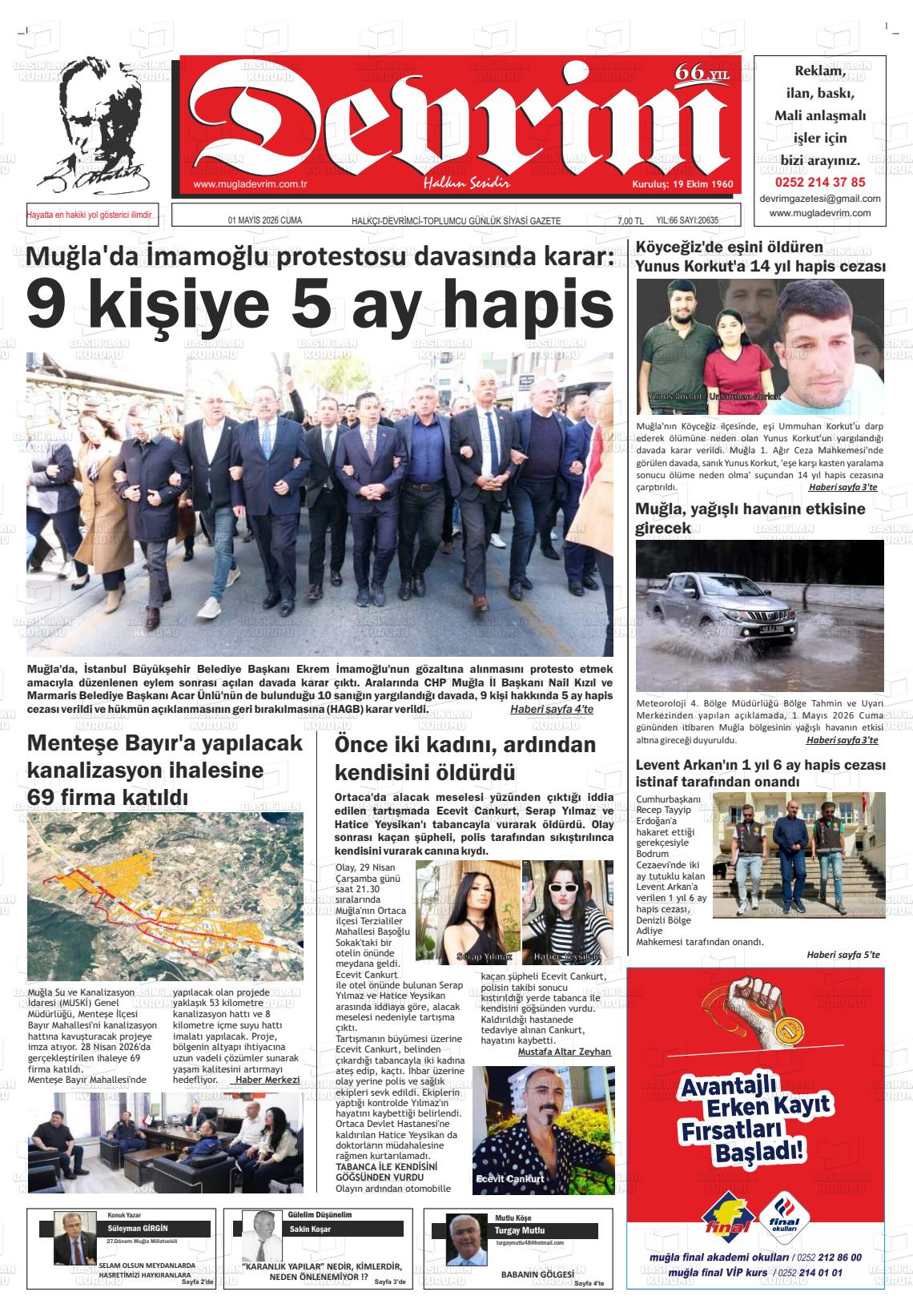 Tekirdag Devrim 01.05.2026