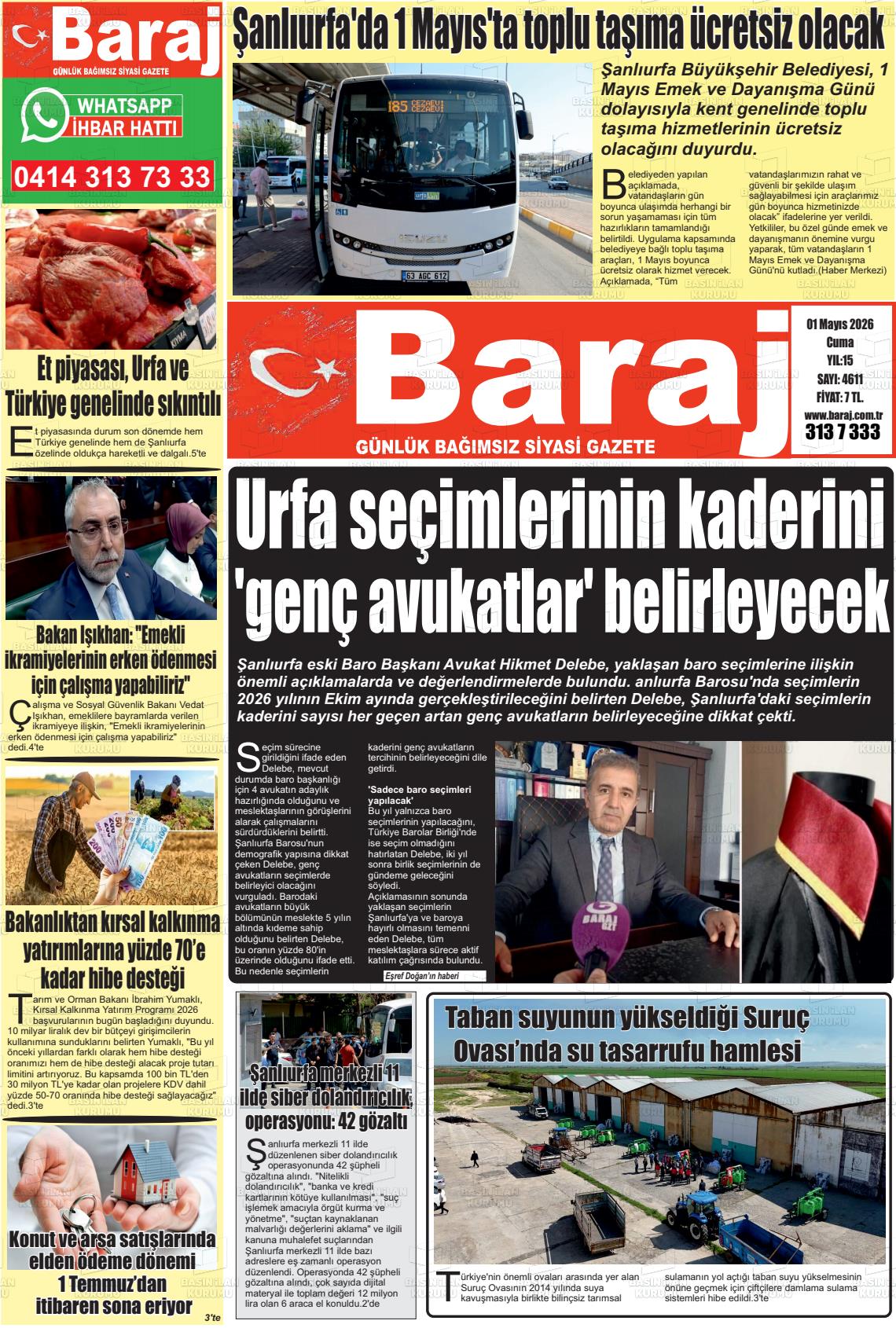 Sanliurfa Dundenbugunesafak 01.05.2026