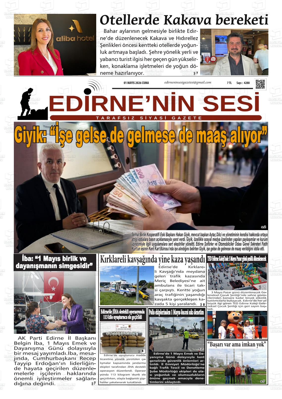 Edirne Star 01.05.2026