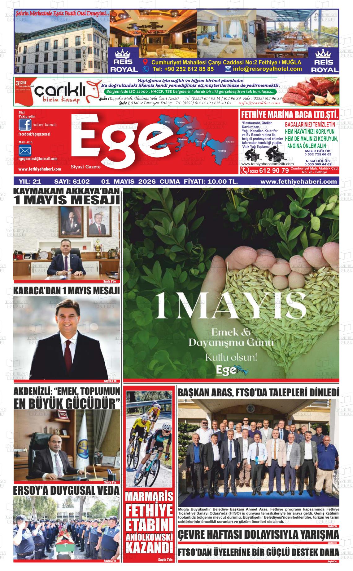 Mugla Egefethiye 01.05.2026