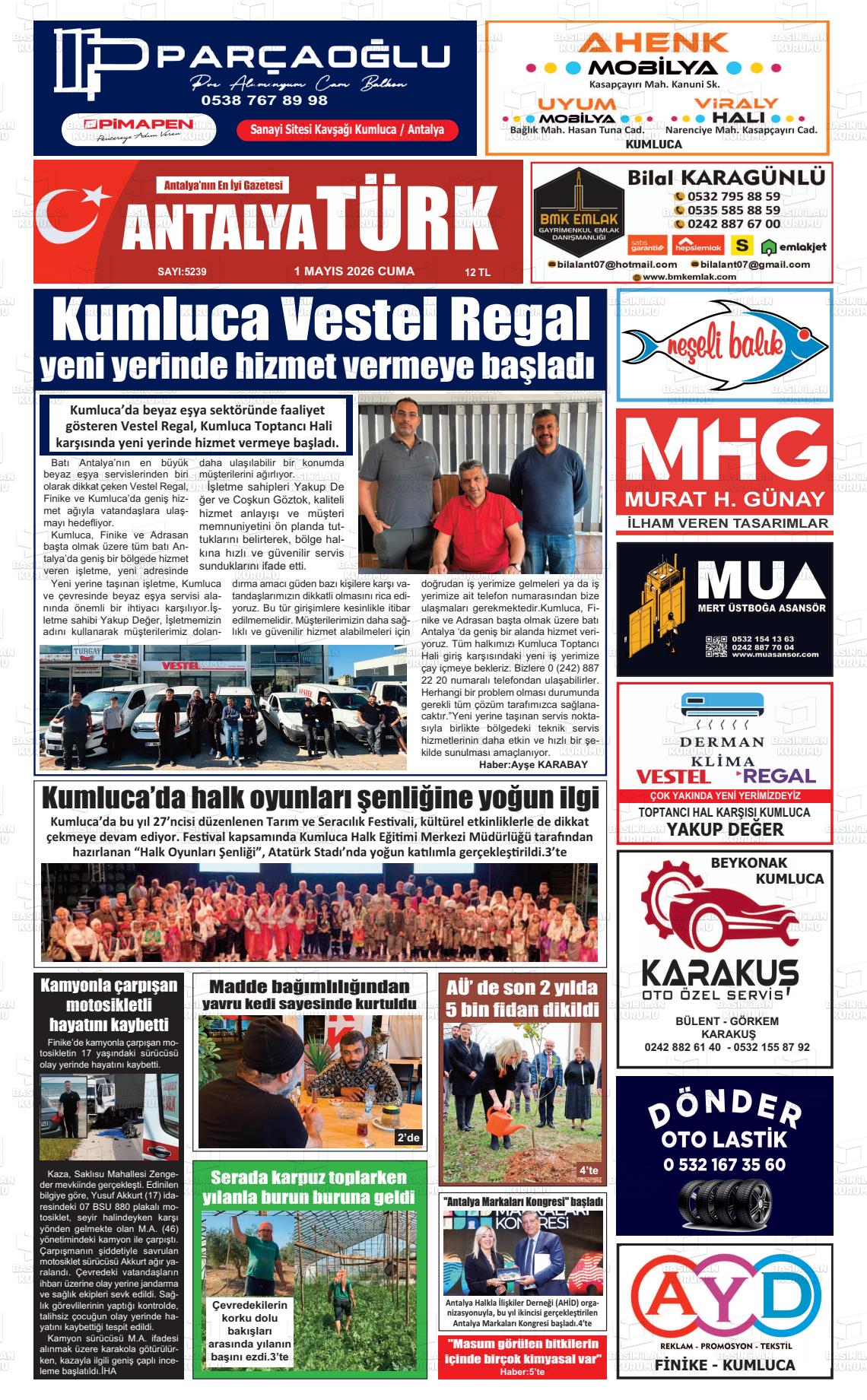 Antalya Finikea 01.05.2026