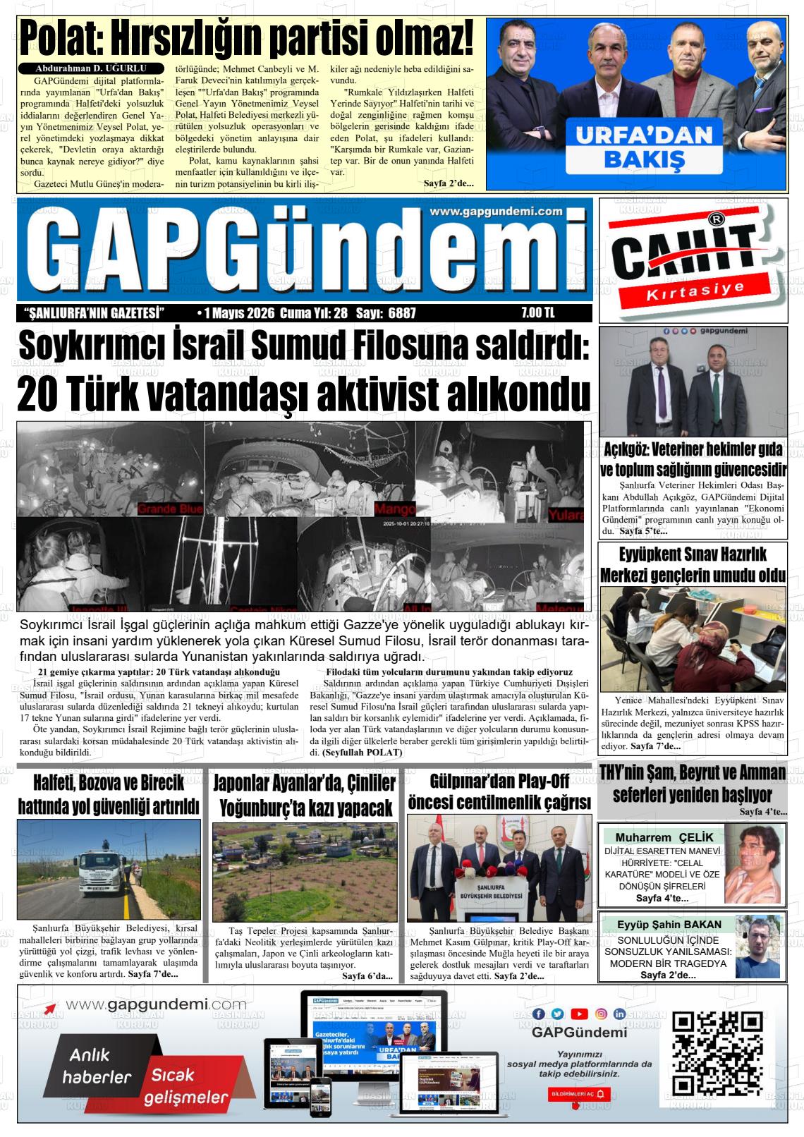 Sanliurfa Gapgundemi 01.05.2026