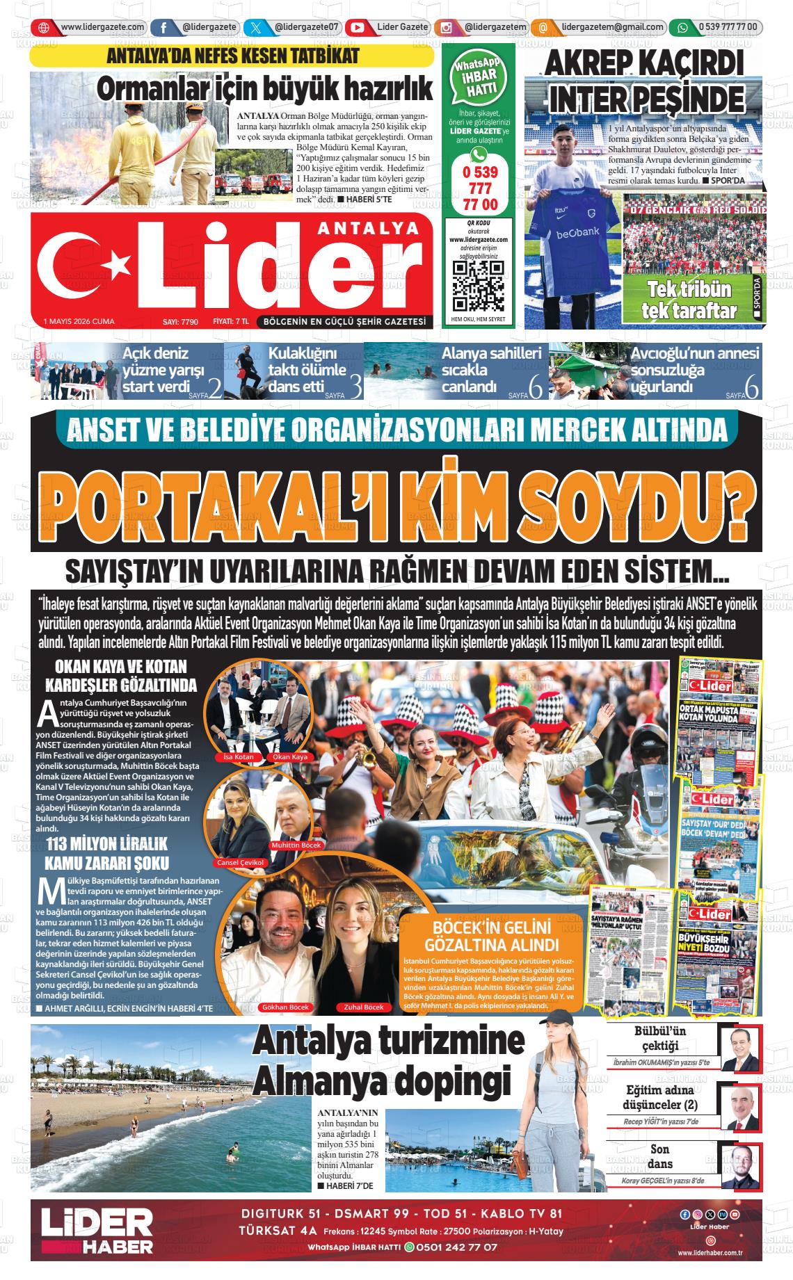 Antalya Gazetebir 01.05.2026