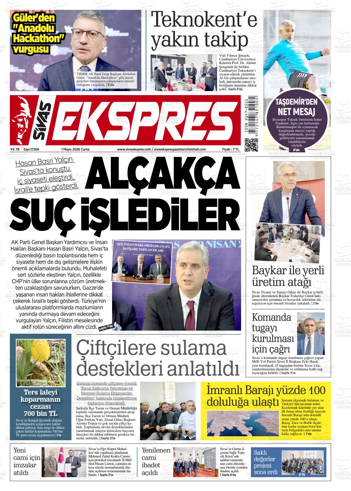 Sivas Hadiselerlehakikat 01.05.2026