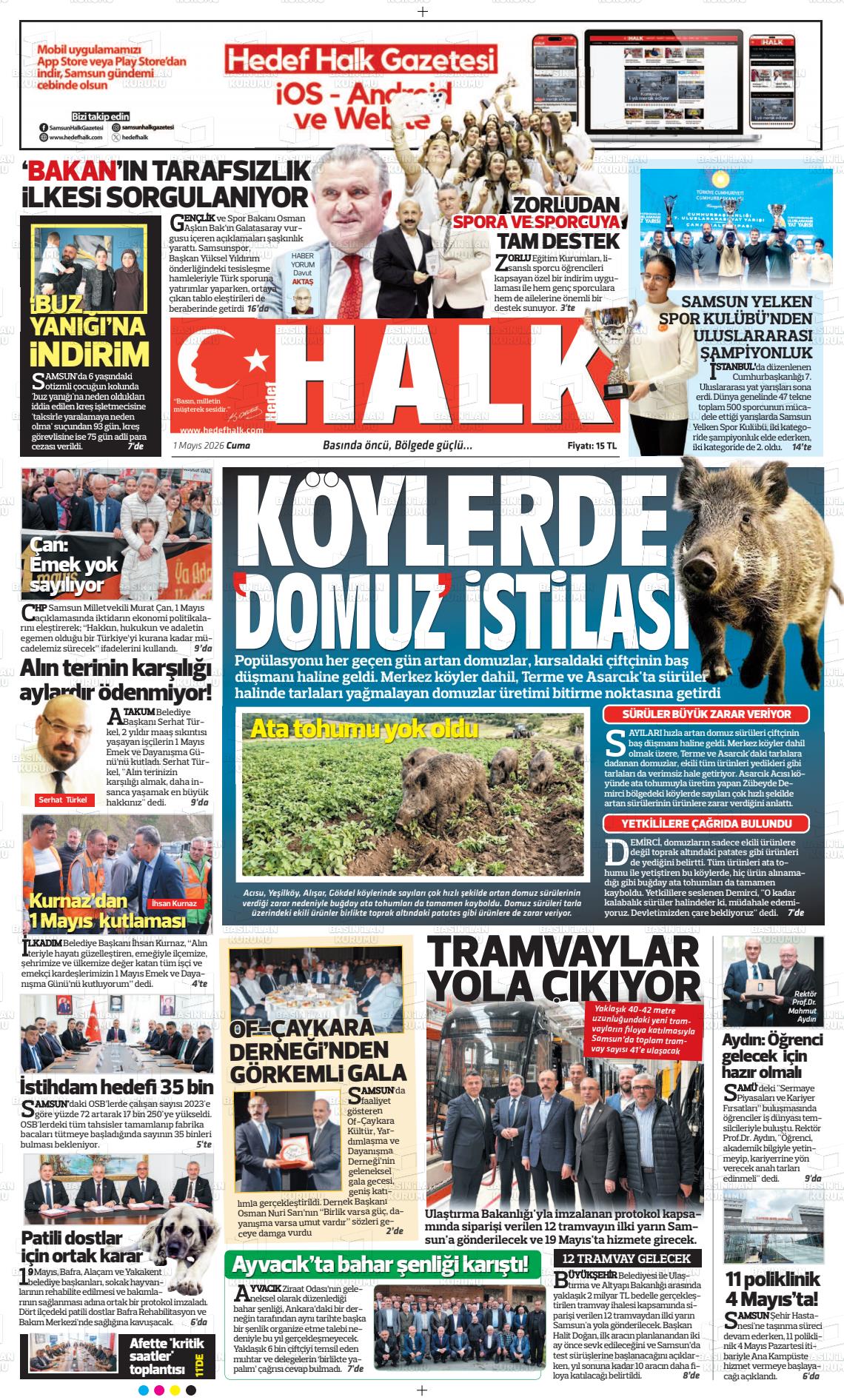 Samsun Hedefhalk 01.05.2026