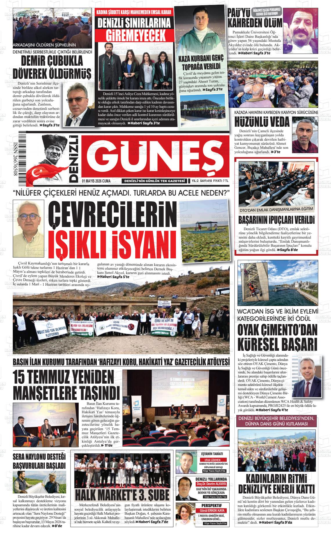 Denizli Hizmet 01.05.2026