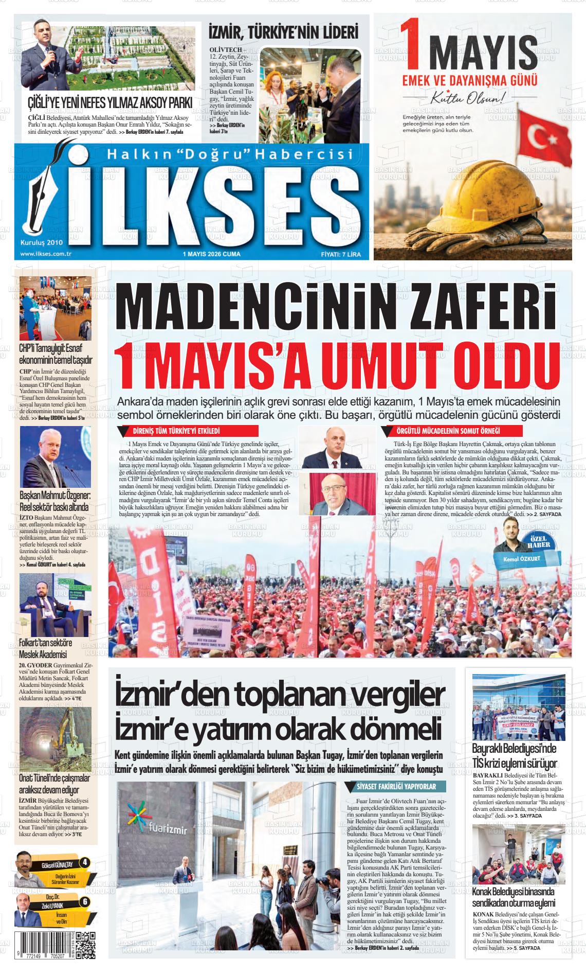 Izmir Ilkses 01.05.2026