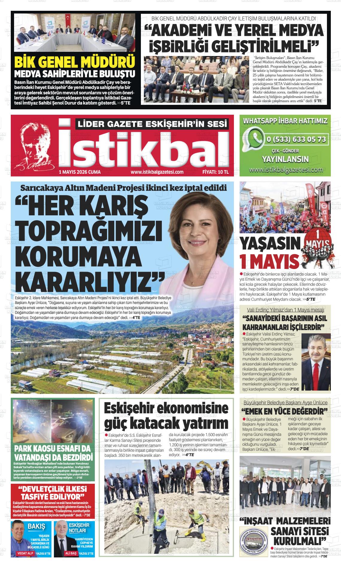 Eskisehir Istikbal 01.05.2026