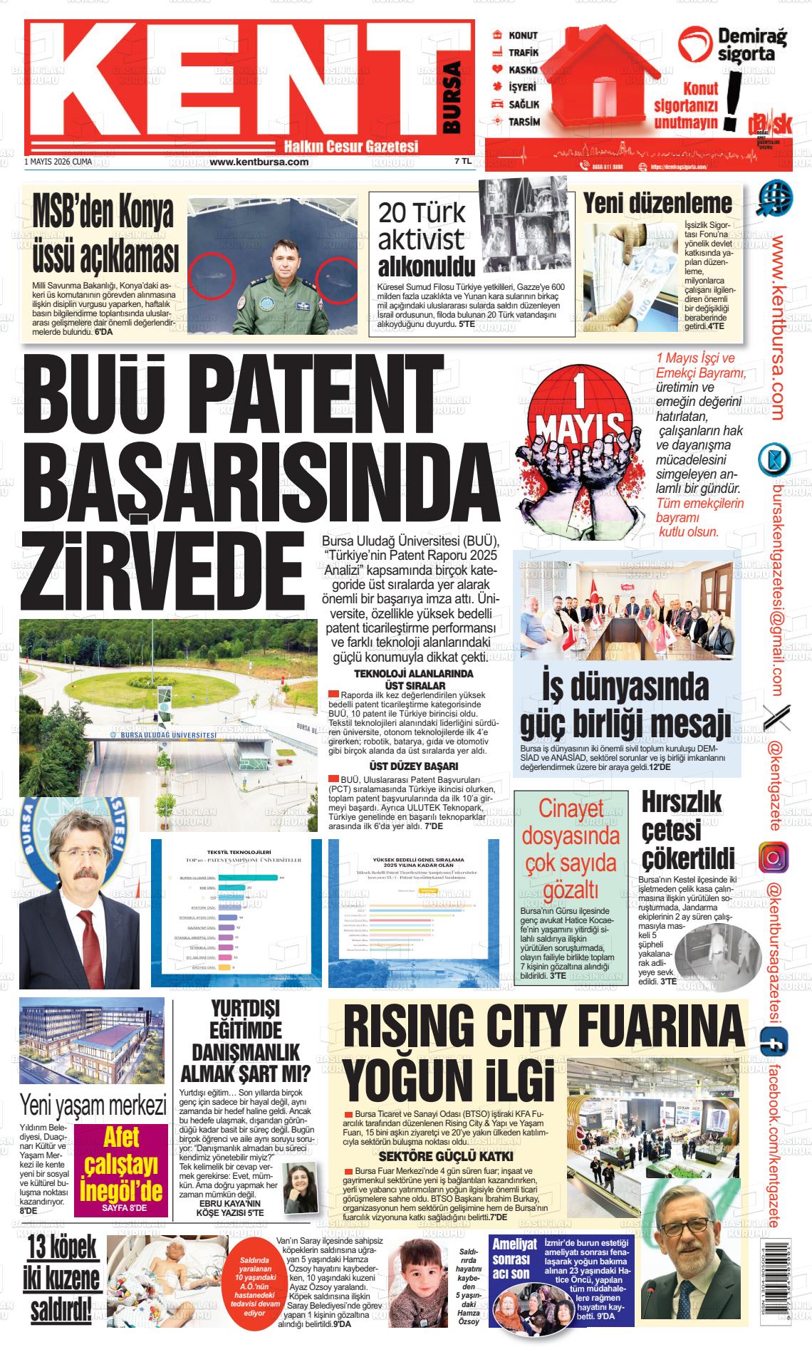 Bursa Kent 01.05.2026