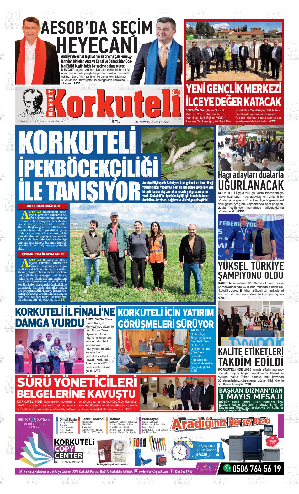 Antalya Korkutelimanset 01.05.2026