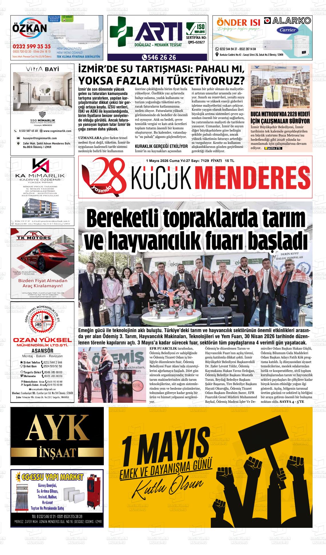 Izmir Kucukmenderes 01.05.2026