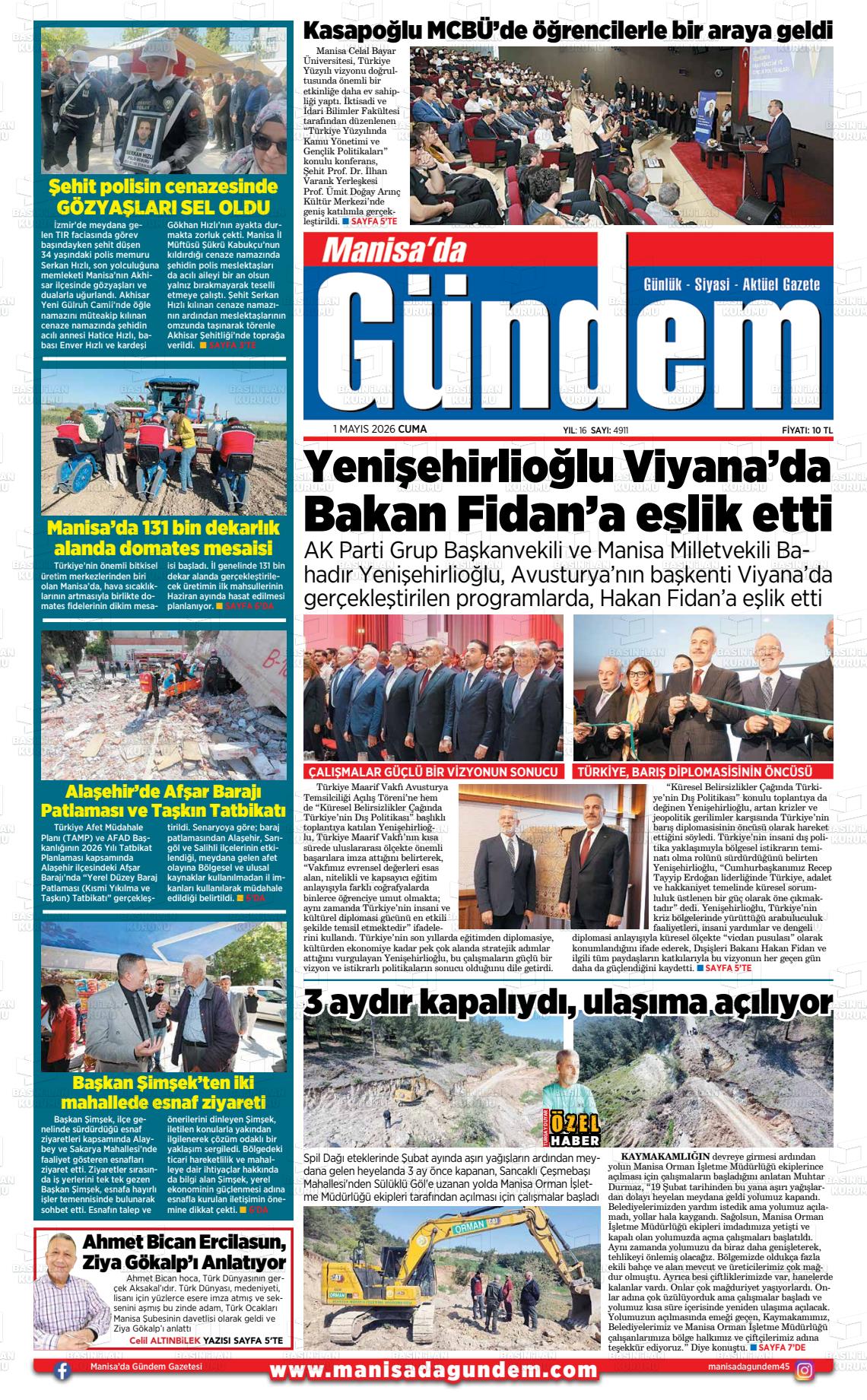 Manisa Dagundem 01.05.2026