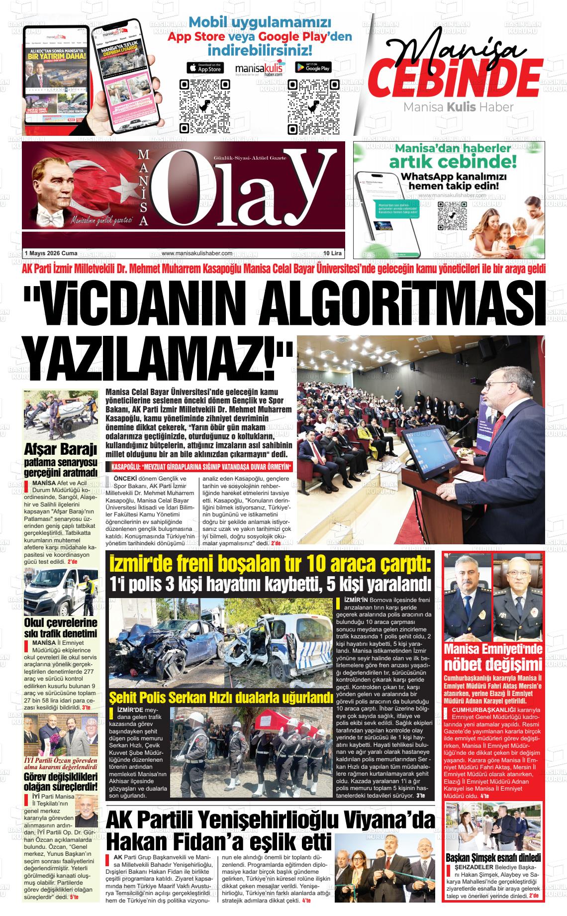 Manisa Olay 01.05.2026