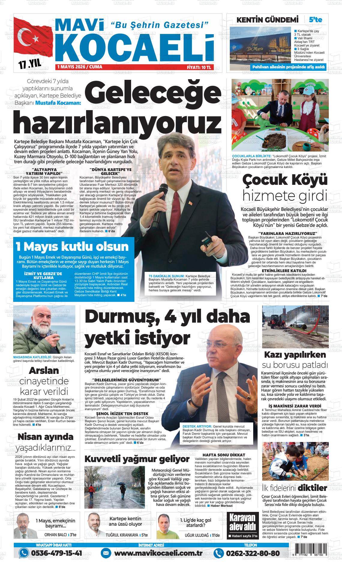 Kocaeli Mavi 01.05.2026