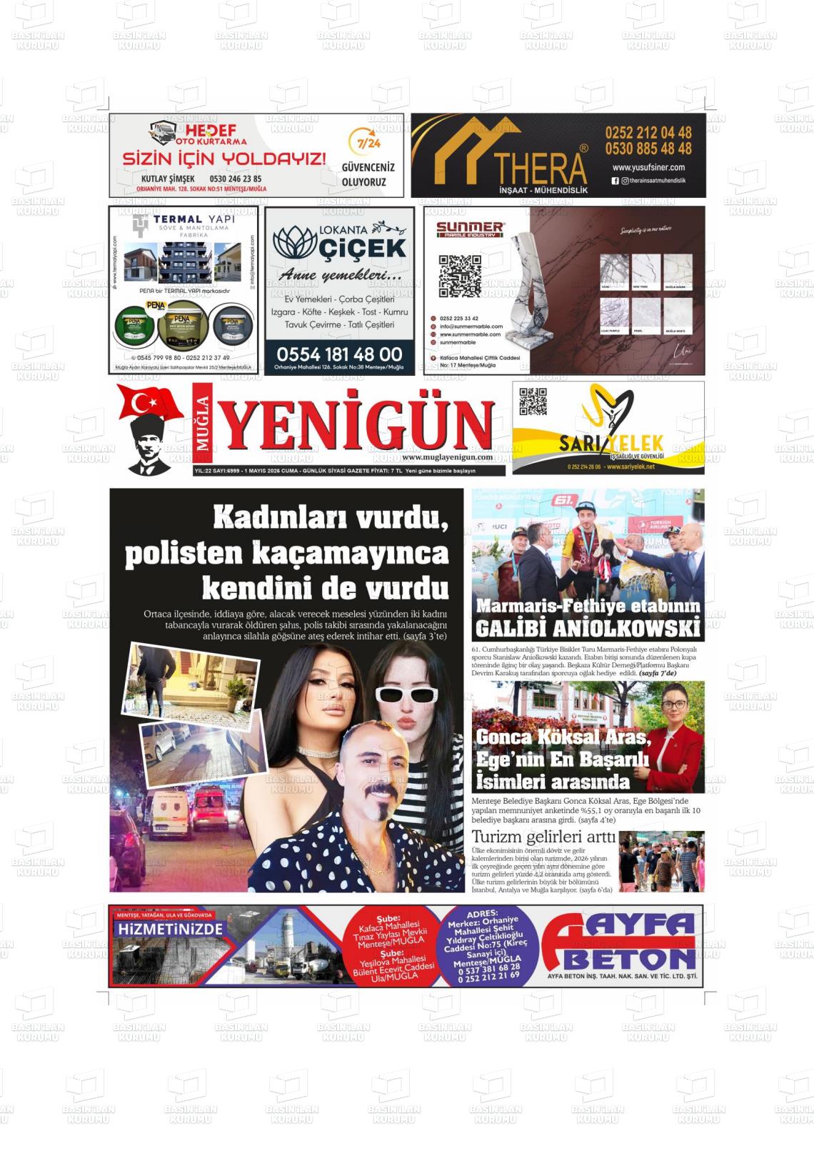 Mugla Yenigun 01.05.2026