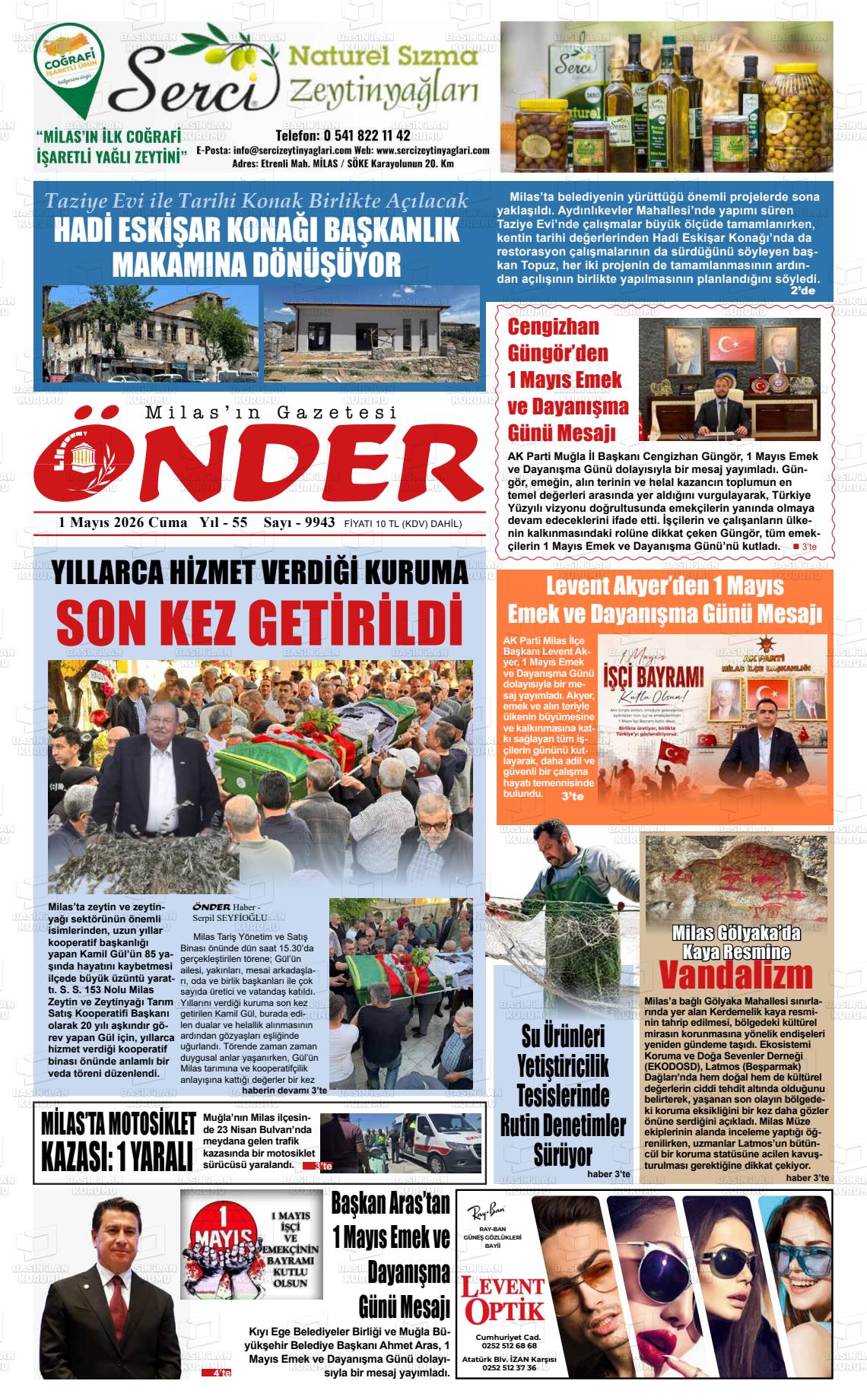 Mugla Onder 01.05.2026