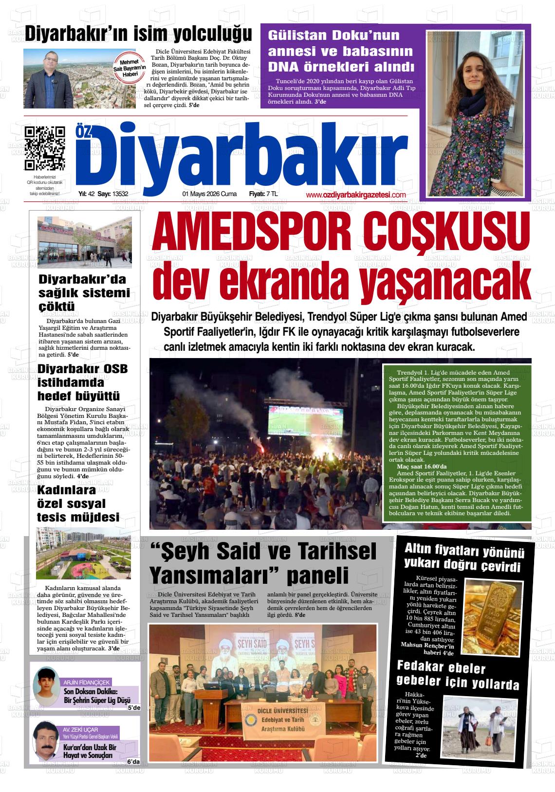 Diyarbakir Oz 01.05.2026