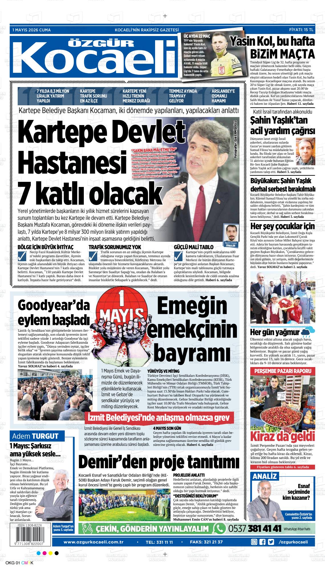 Kocaeli Ozgur 01.05.2026