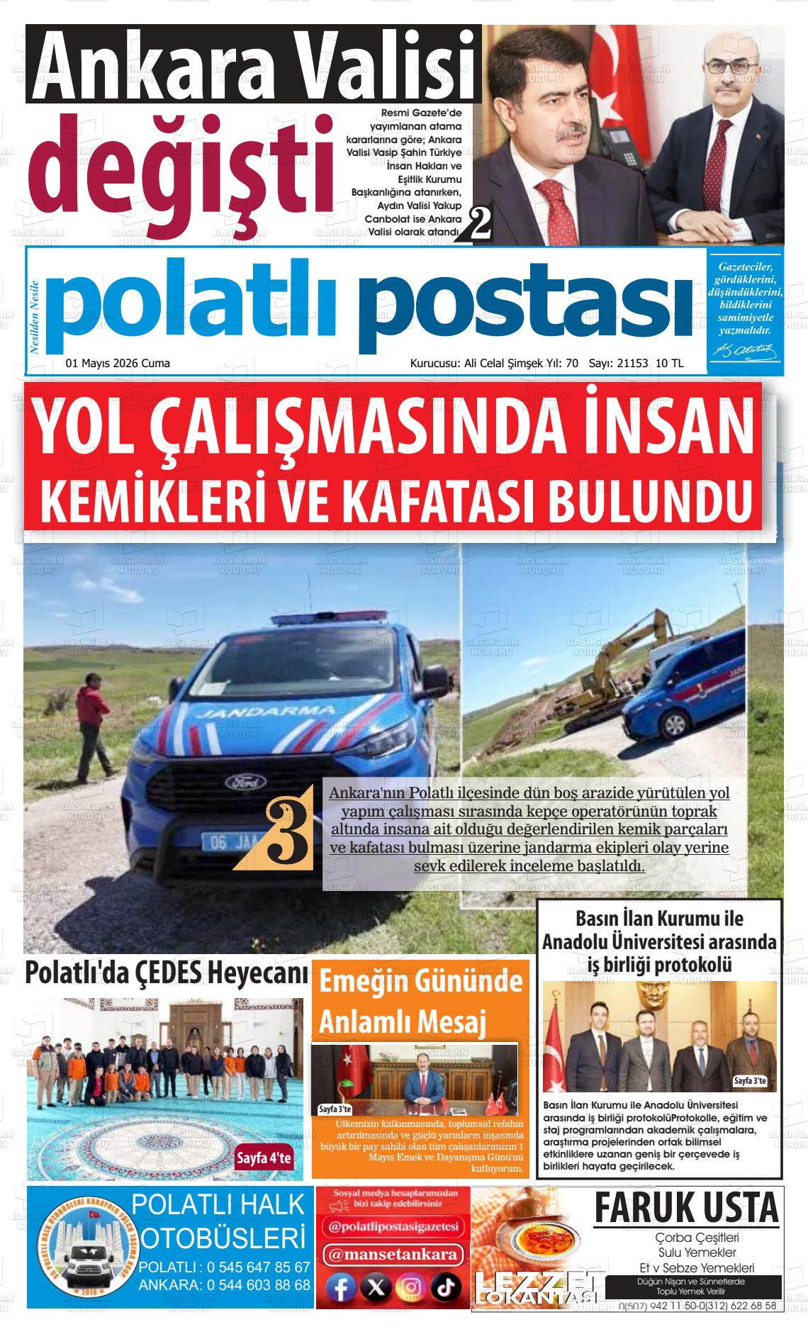 Ankara Polatlipostasi 01.05.2026
