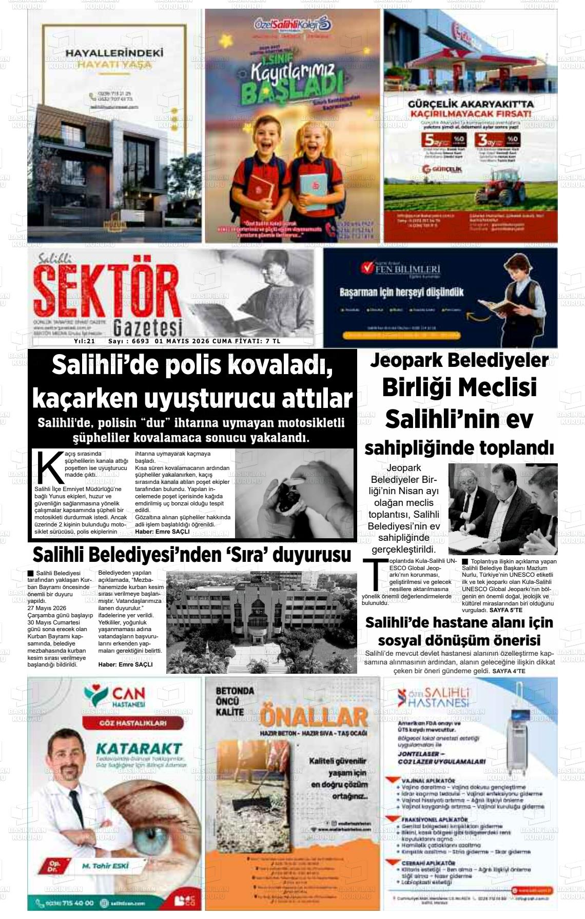 Manisa Salihlisektor 01.05.2026