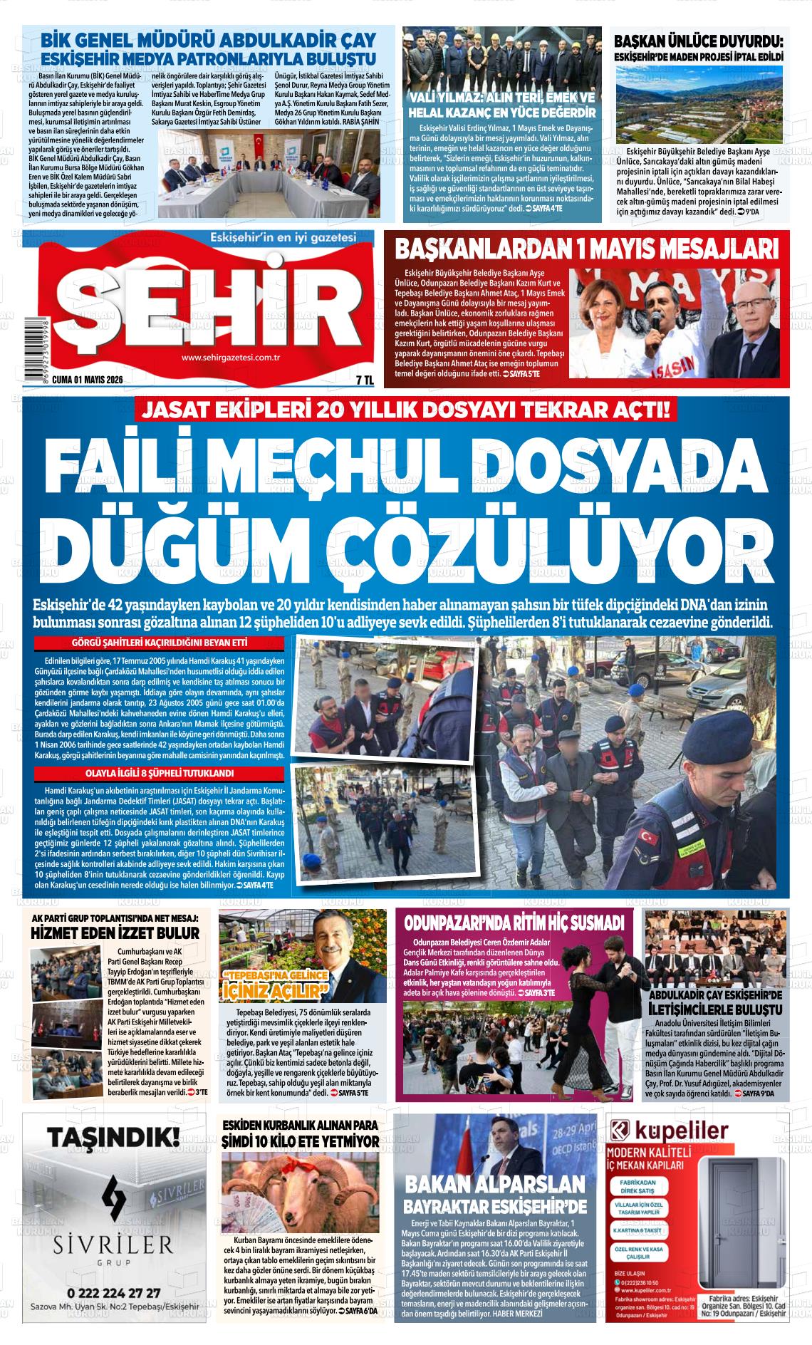 Eskisehir Sehir 01.05.2026