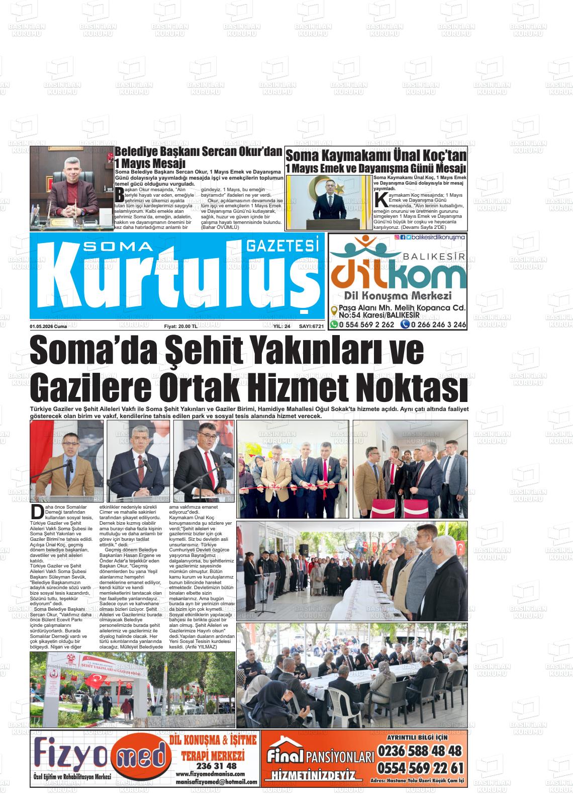 Manisa Somagundem 01.05.2026