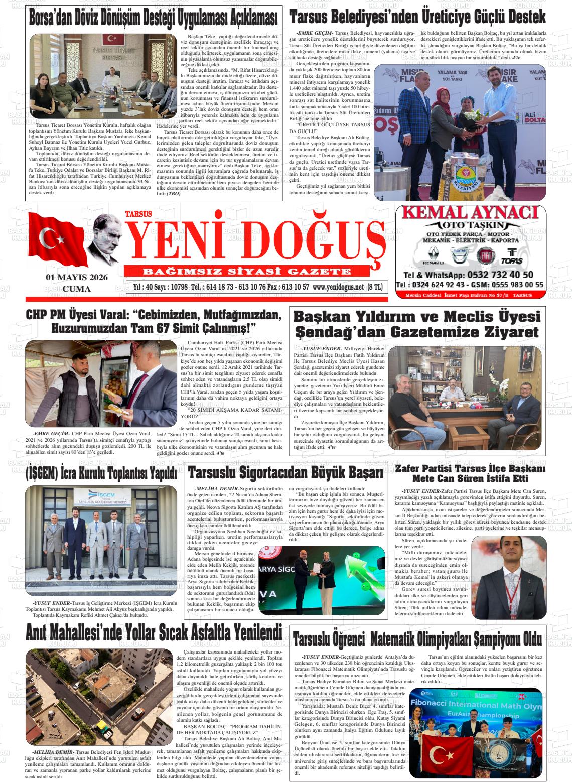 Mersin Tarsusyenidogus 01.05.2026
