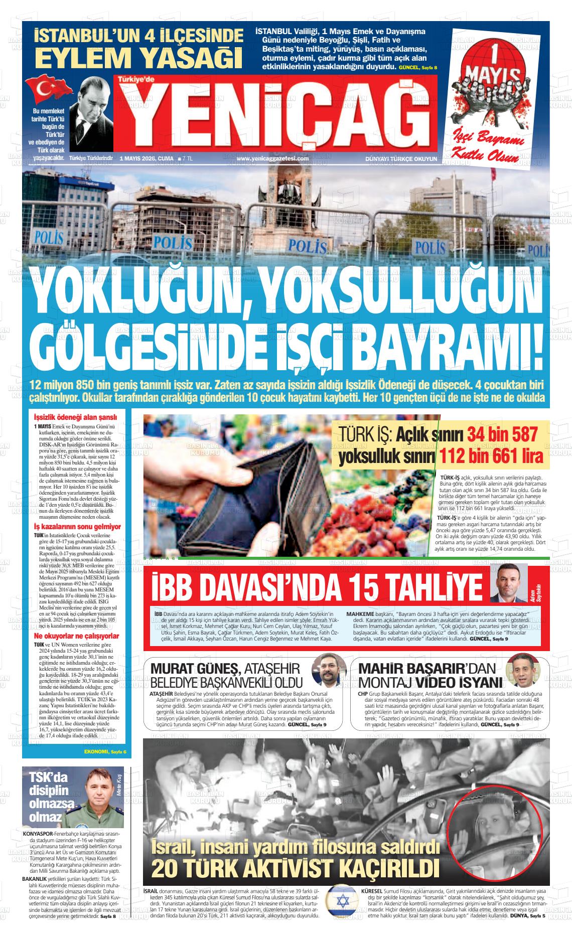 Istanbul Turkiyedeyenicag 01.05.2026