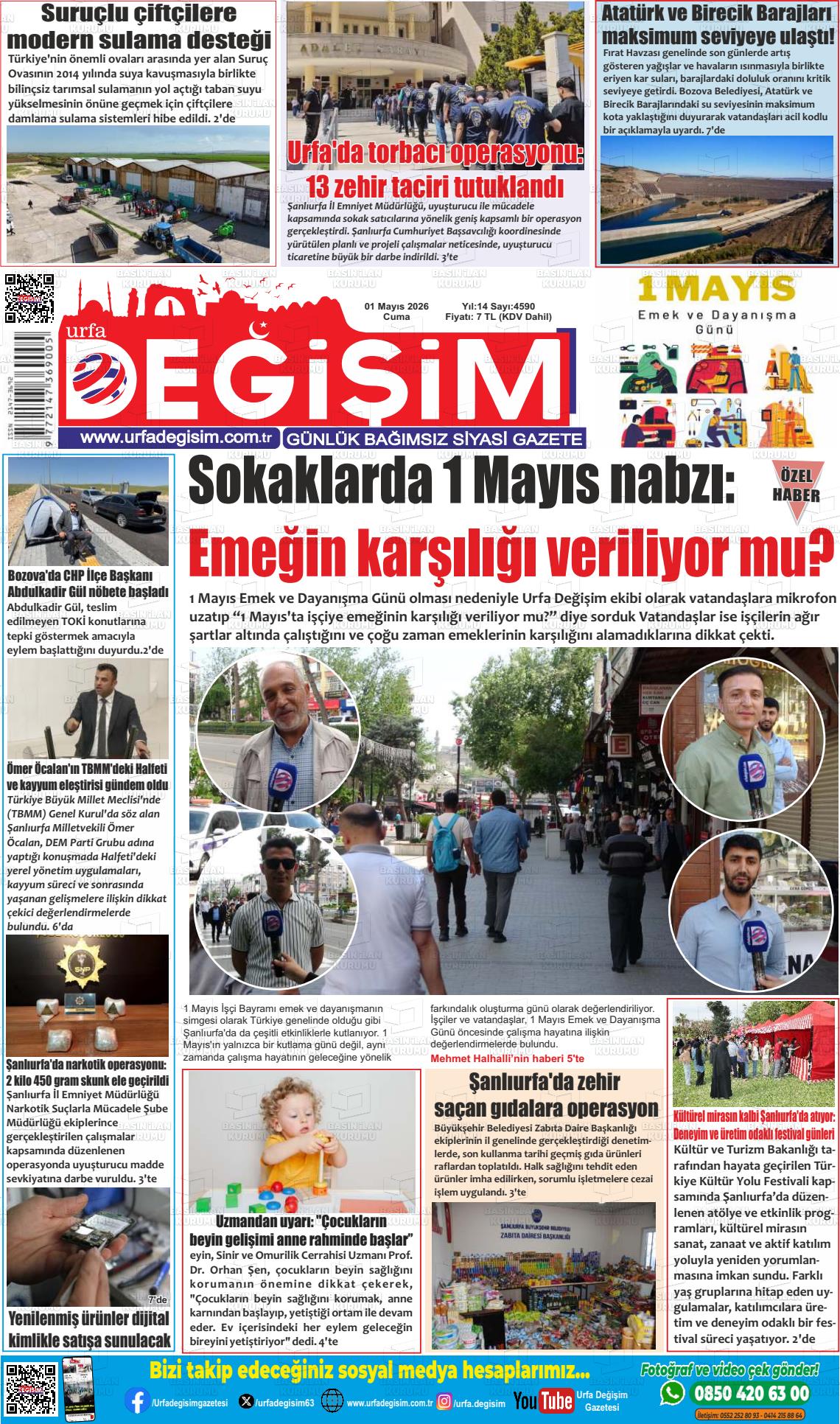 Sanliurfa Urfastar 01.05.2026