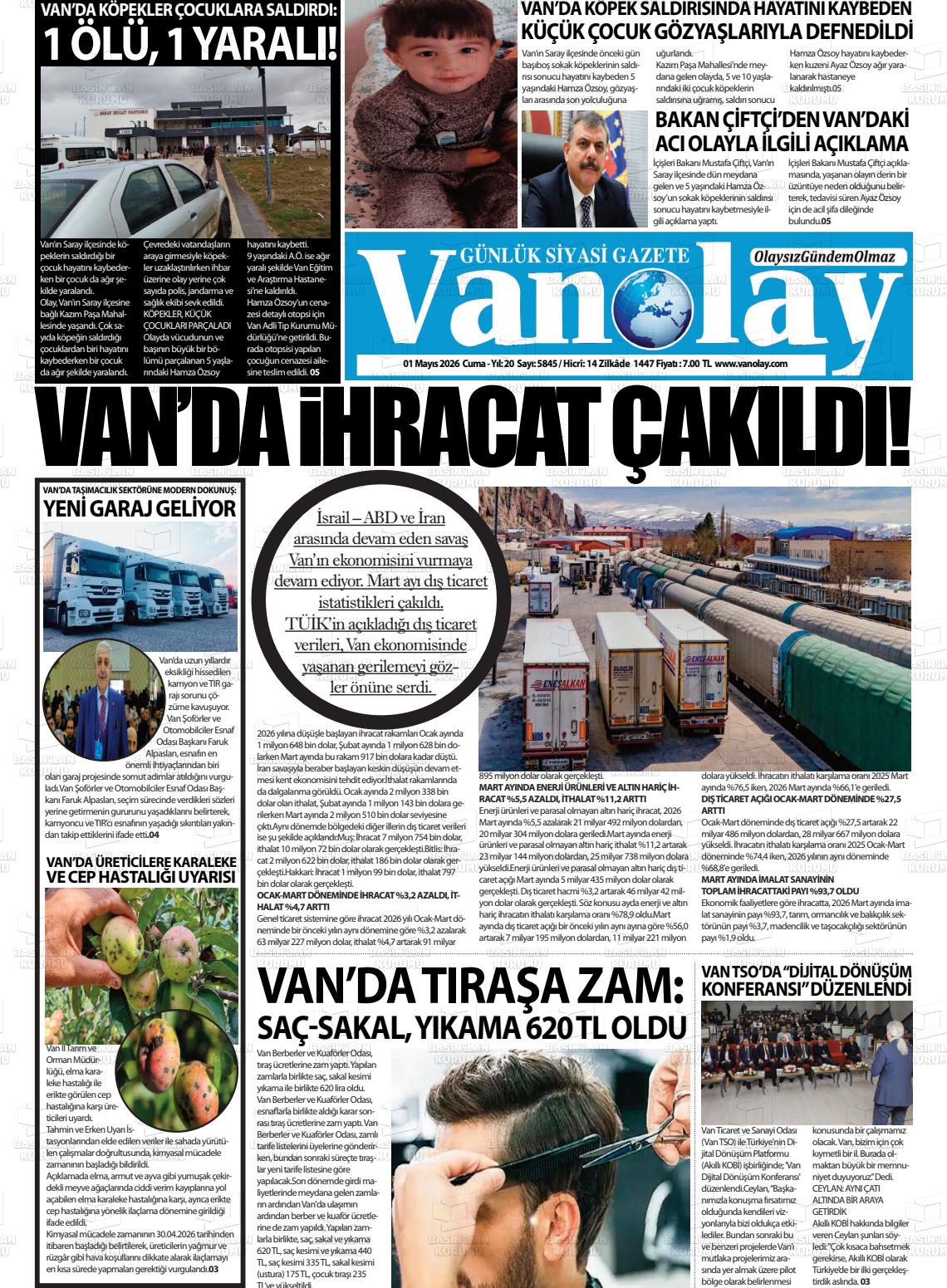 Van Olay 01.05.2026