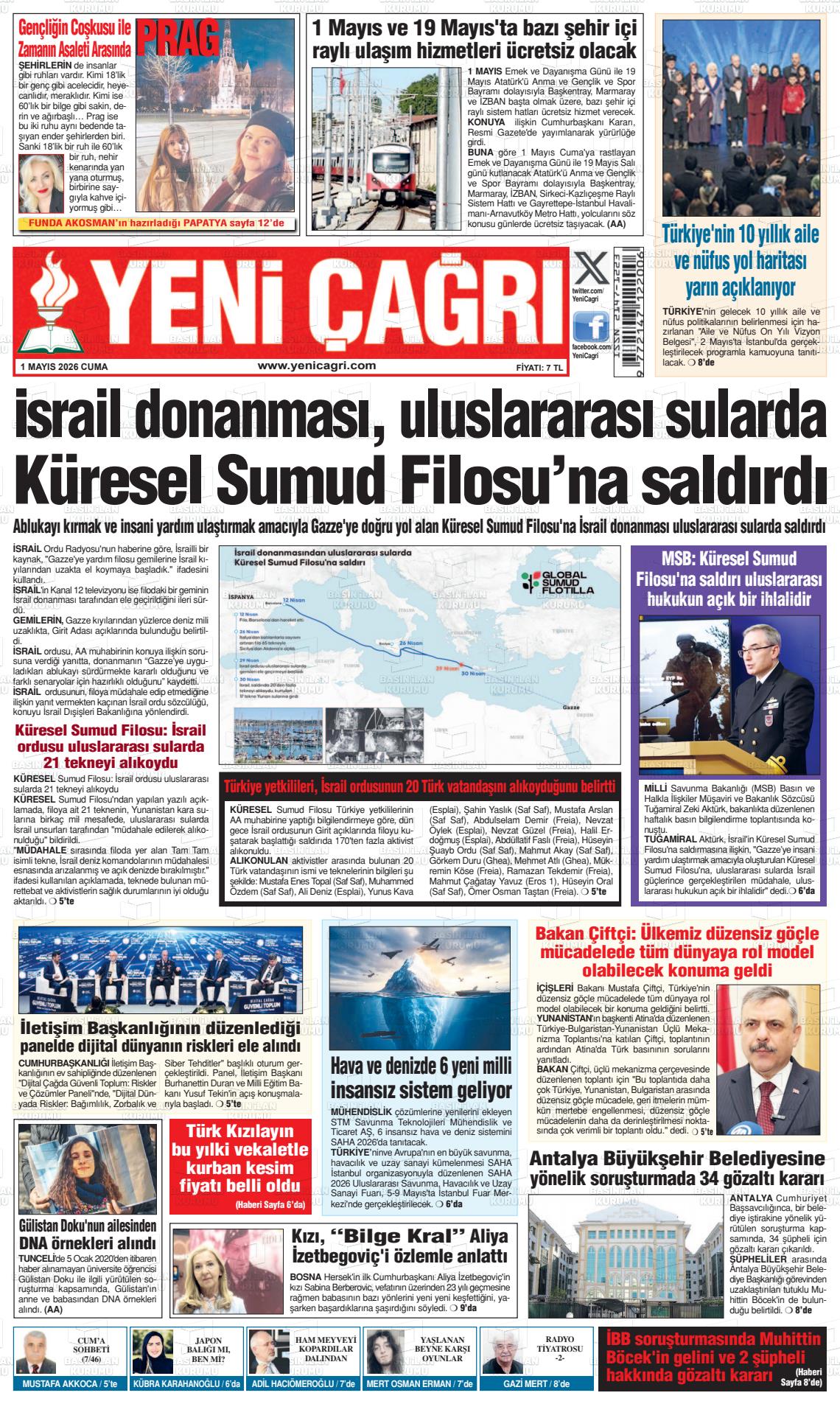 Istanbul Yenicagri 01.05.2026