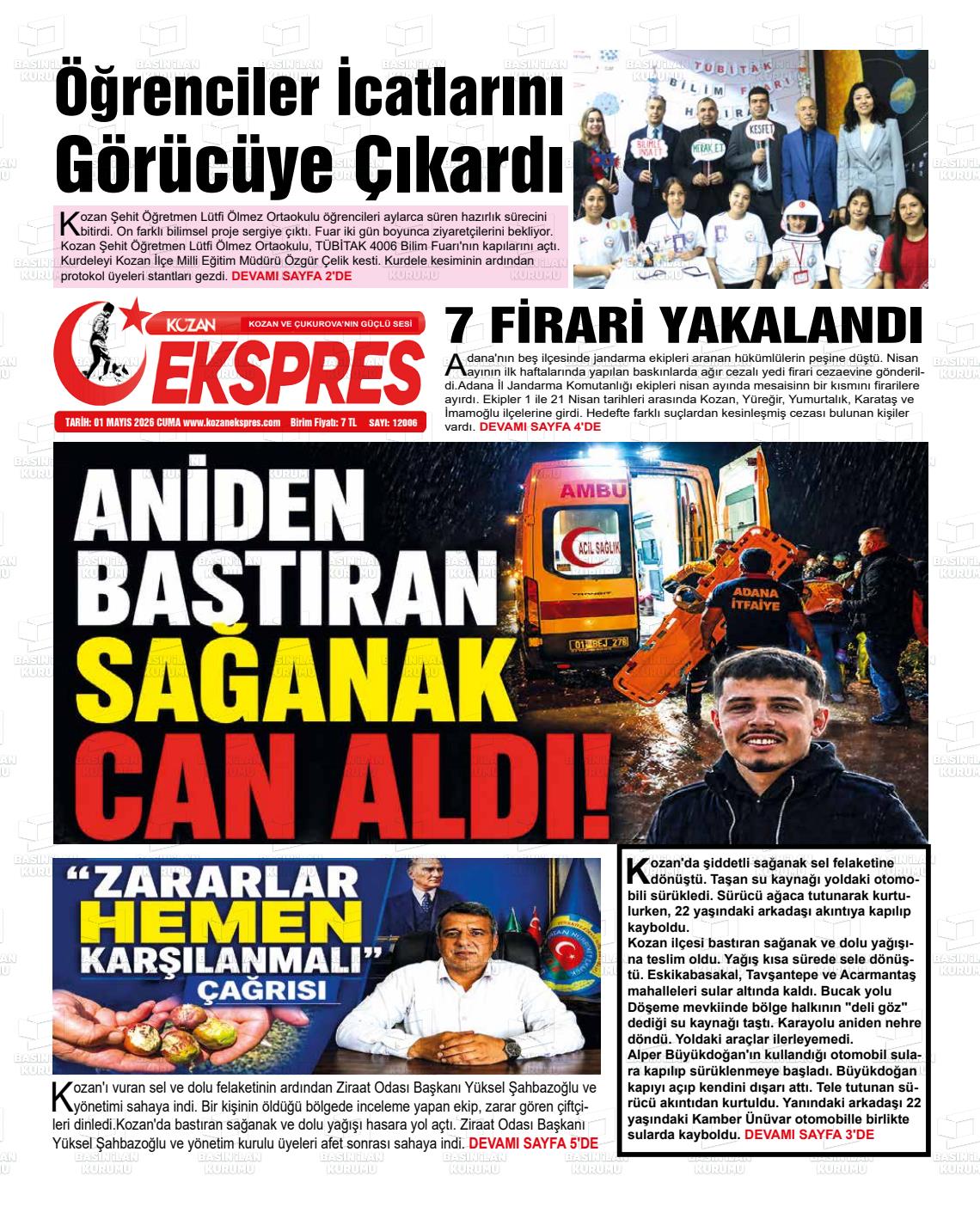 Adana Yenihursoz 01.05.2026